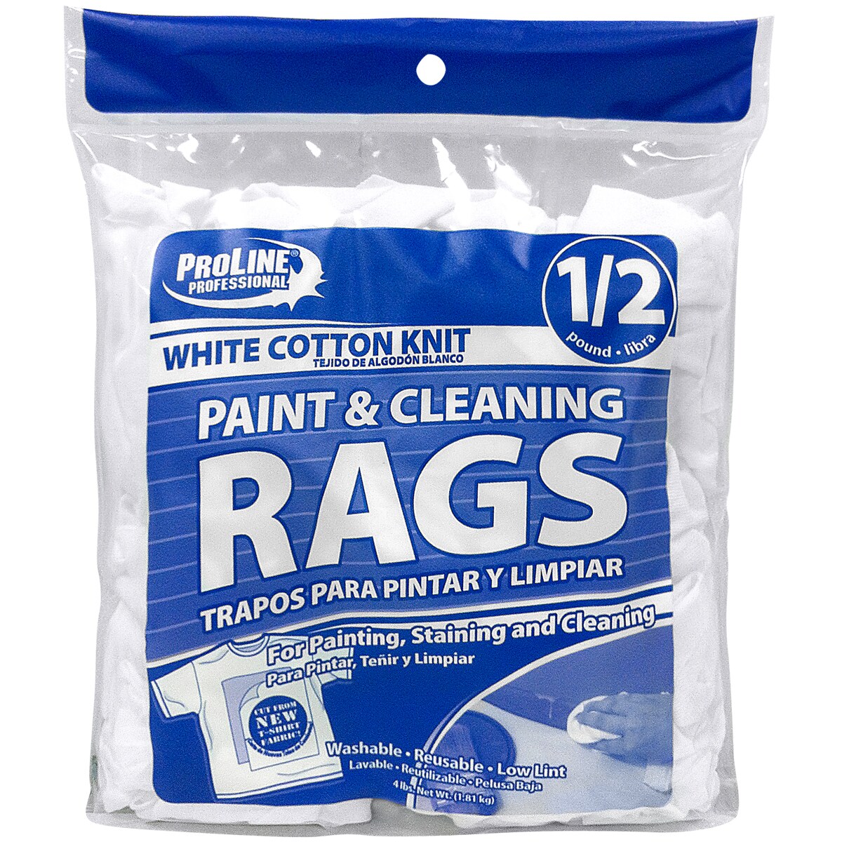 ProLine Paint Rags 10-Pack Cotton Cloth in the Cleaning Cloths