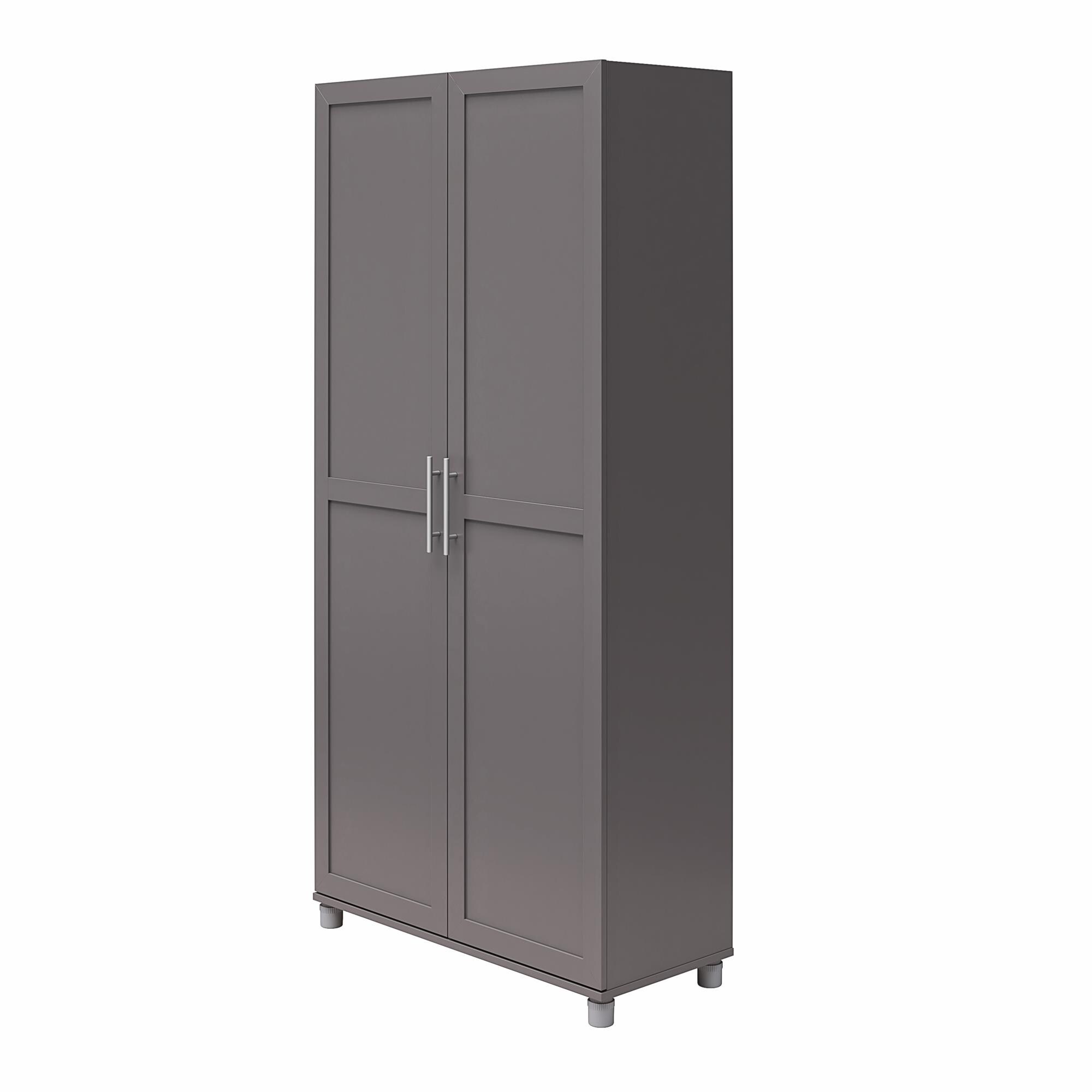 Ameriwood Ivory Oak 3-Door Storage Wardrobe