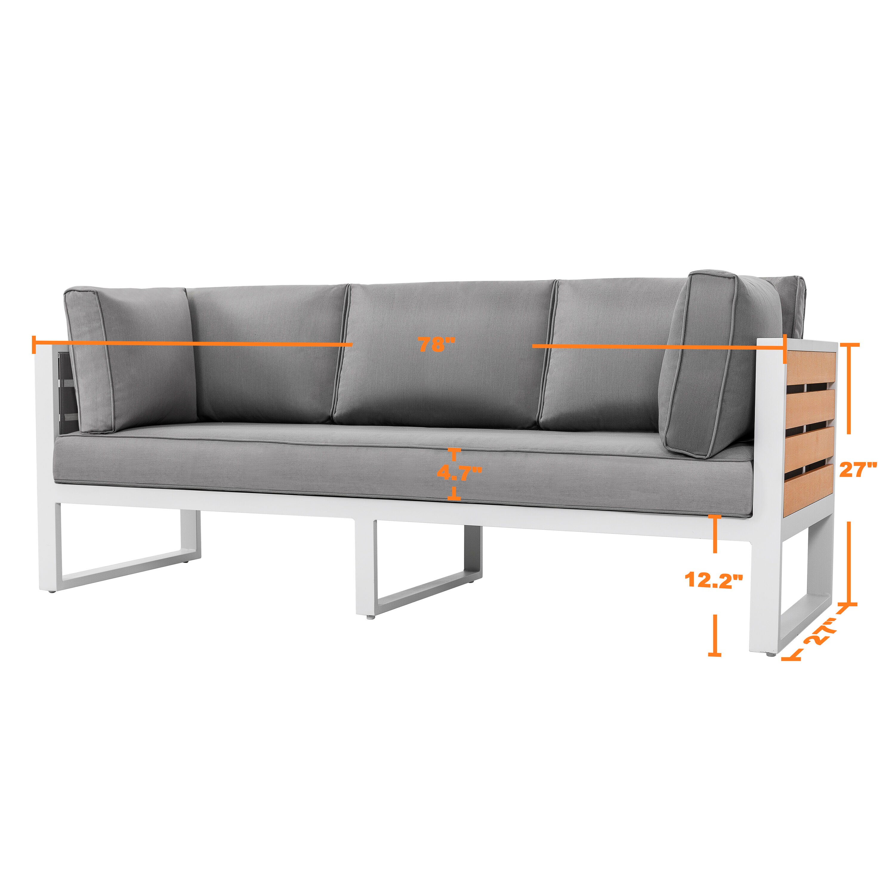 Nuu Garden ASS001-01 Patio-Sofas-Daybeds - View #7