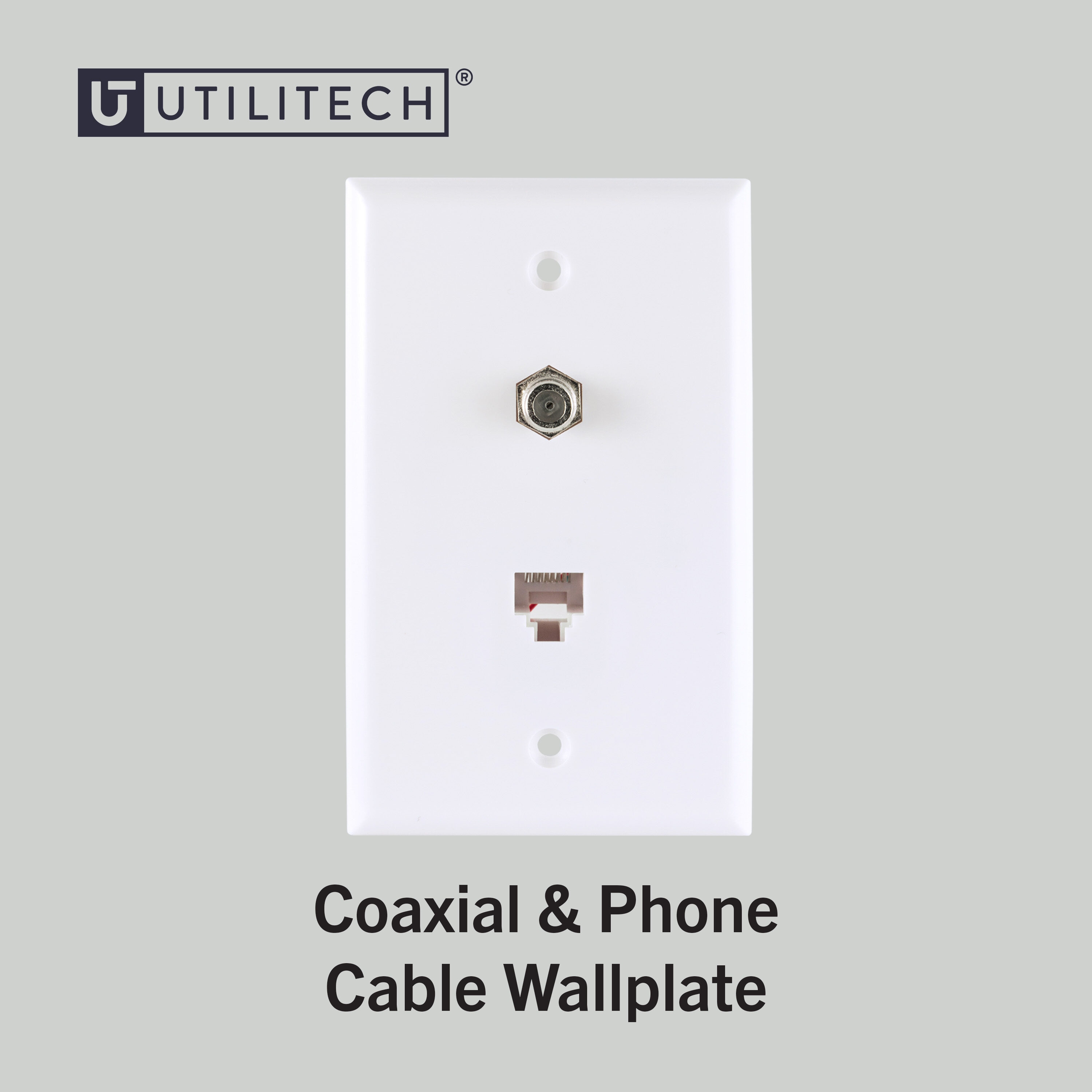 Utilitech 65464 Audio-Video-Wall-Jacks - View #2