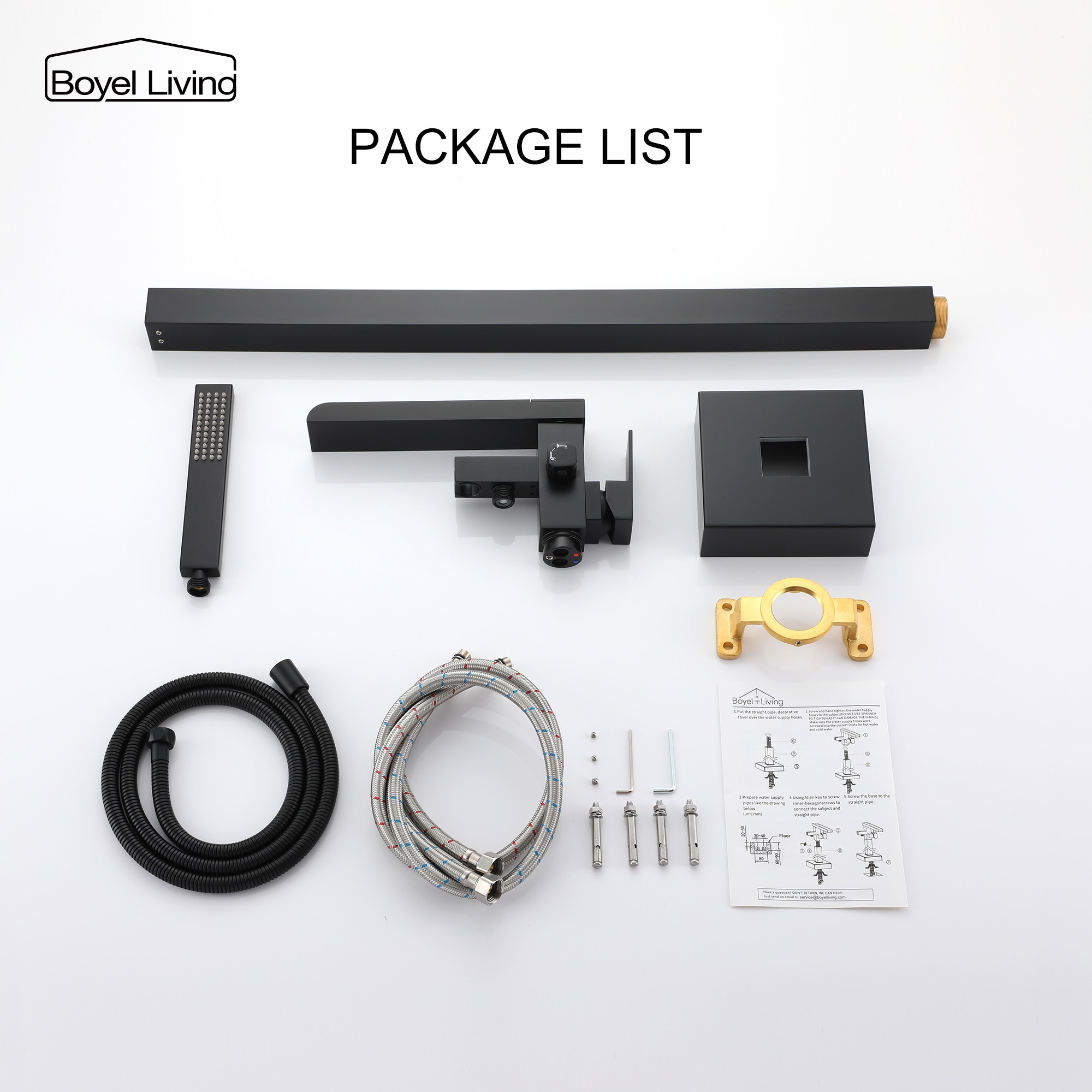 Clihome SMD-BTF37B Roman-Tub-Faucets - View #10