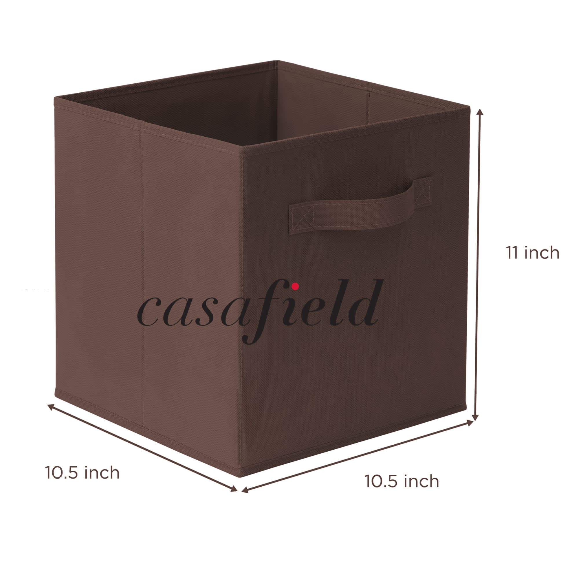 Casafield HOM-STO-6CC-BRN Laminate-Storage-Cubes - View #7