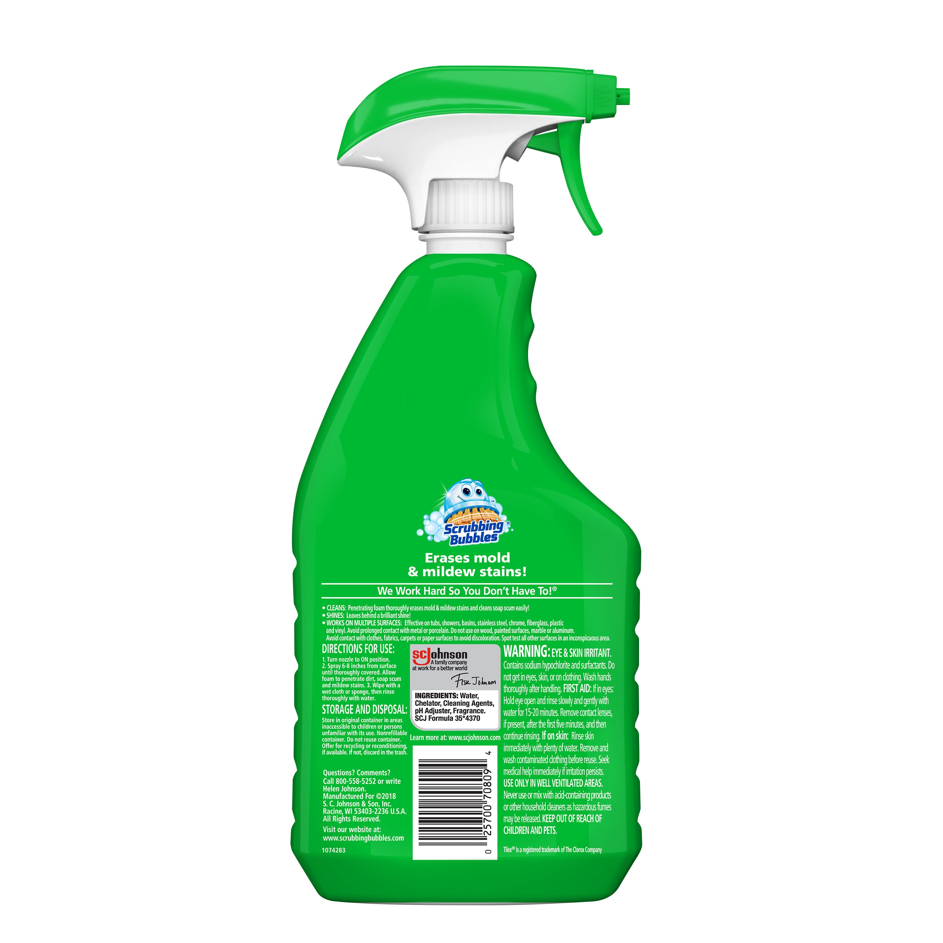  Mean Green Super Strength Mildew Destroyer & Soap Scum Cleaner  for Bathrooms, Kitchen 1 Qt / 32 floz(2 Pack) : Health & Household