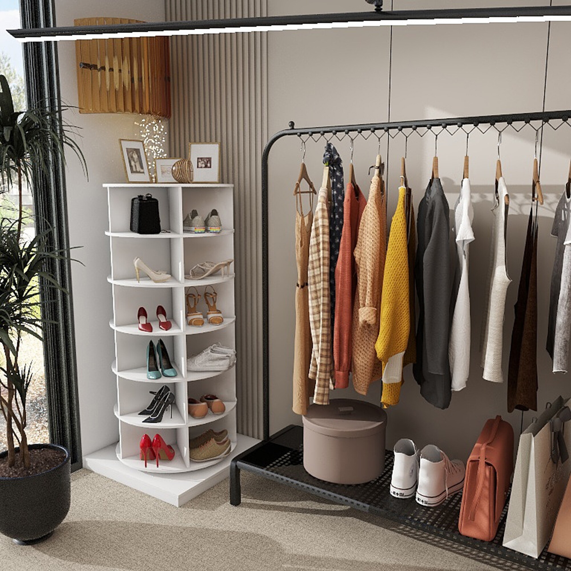 SINOFURN SYC080005WT Shoe-Racks - View #11