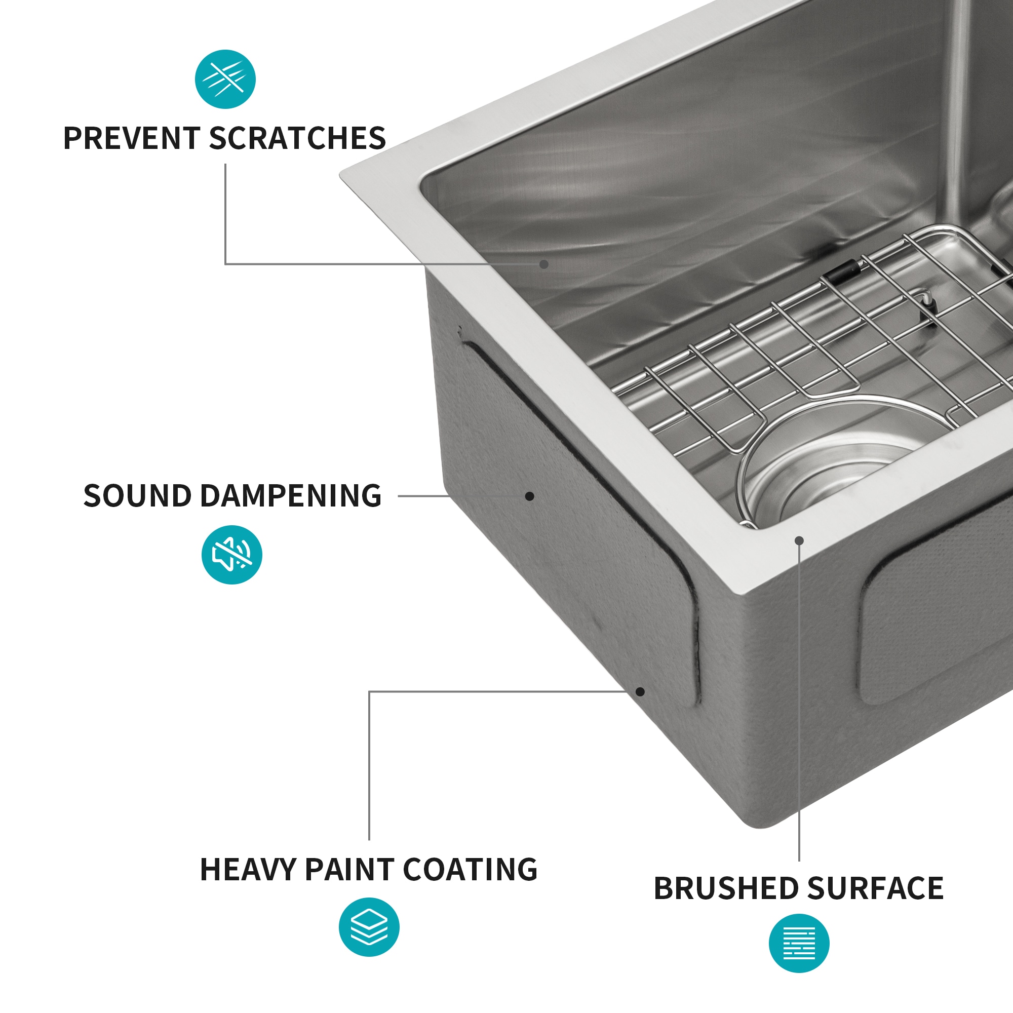 LIVIZA TLY-SS70585 Kitchen-Sinks - View #3