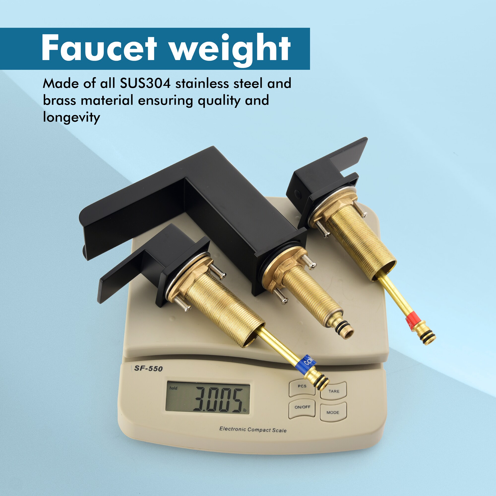 WELLFOR WF-B3371-MB Lavatory-Faucets - View #10