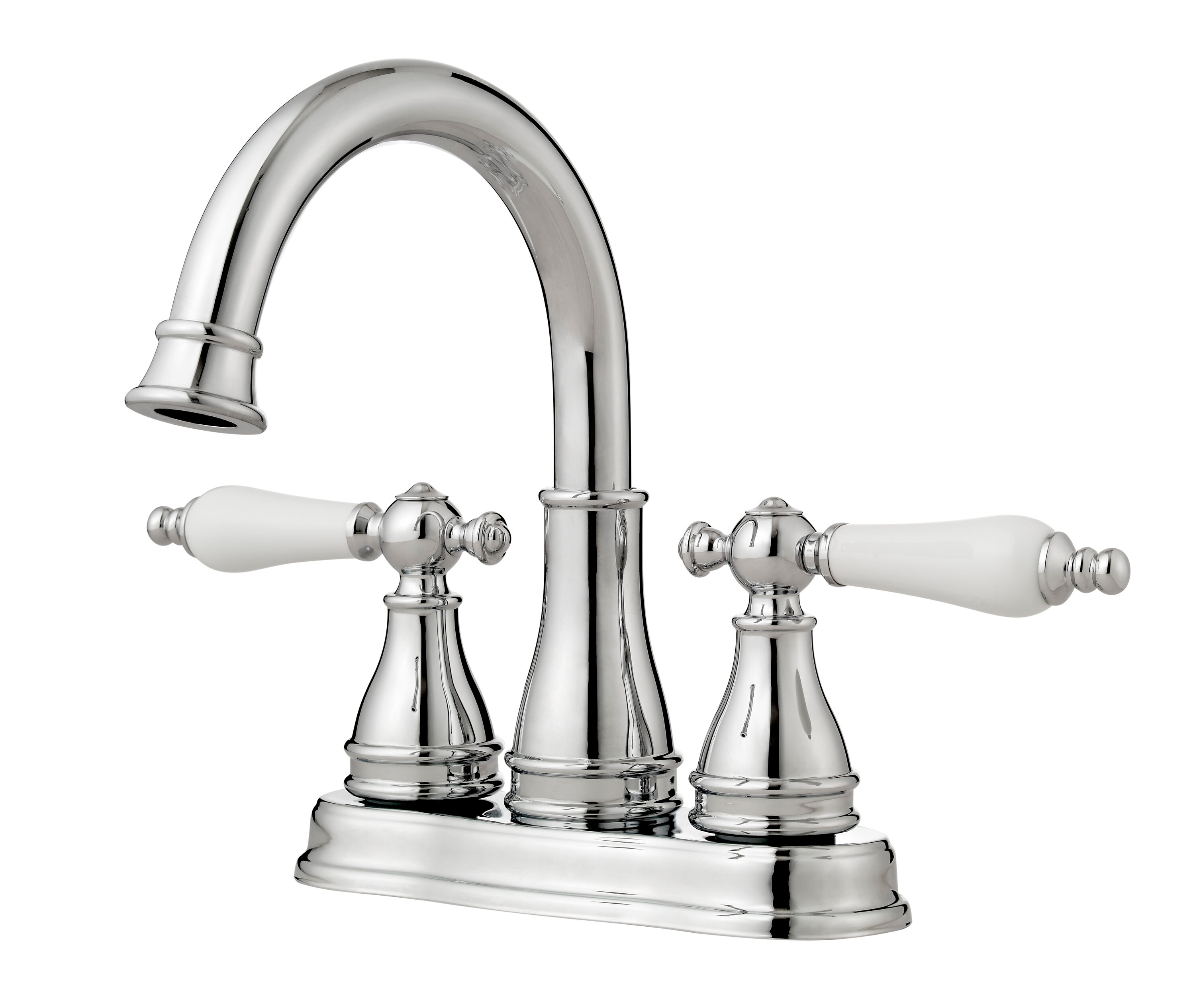 Pfister Sonterra Polished Chrome 4 In Centerset 2 Handle Watersense Bathroom Sink Faucet With 5796