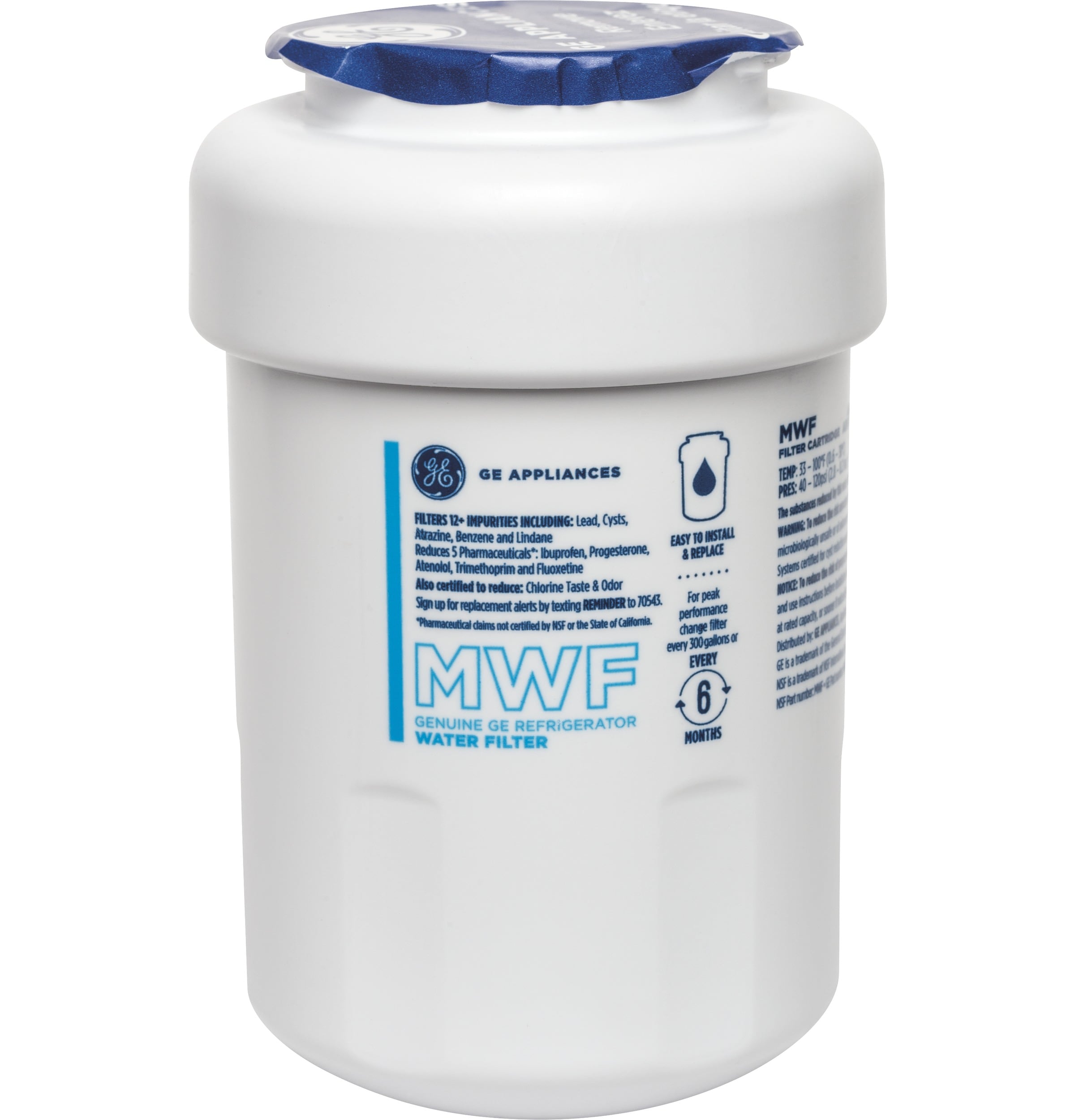 BRITA MWF Refrigerator Water Filter Replacement for GE SmartWater MWFP