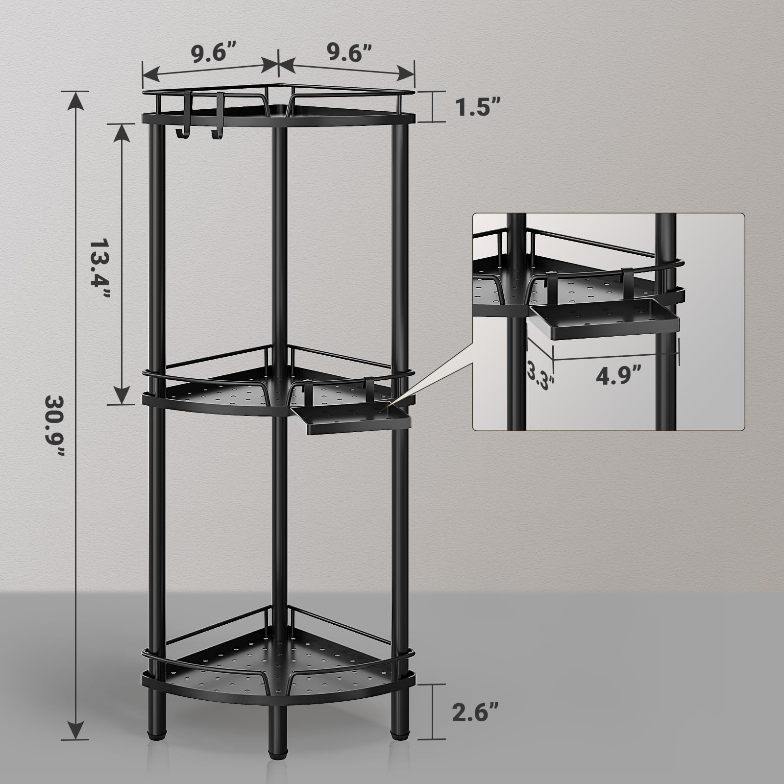 LAIFUCAM LLA0727A117 Hanging-Shower-Caddies - View #2