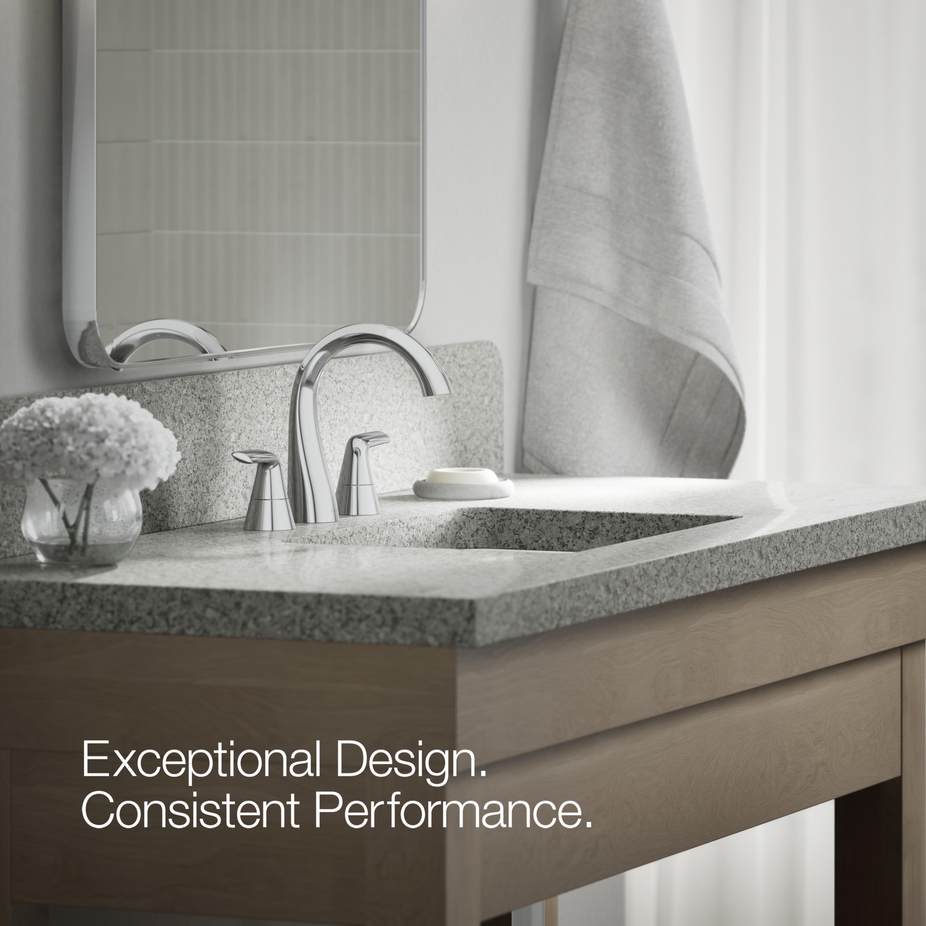 KOHLER R33048-4D-CP Lavatory-Faucets - View #3