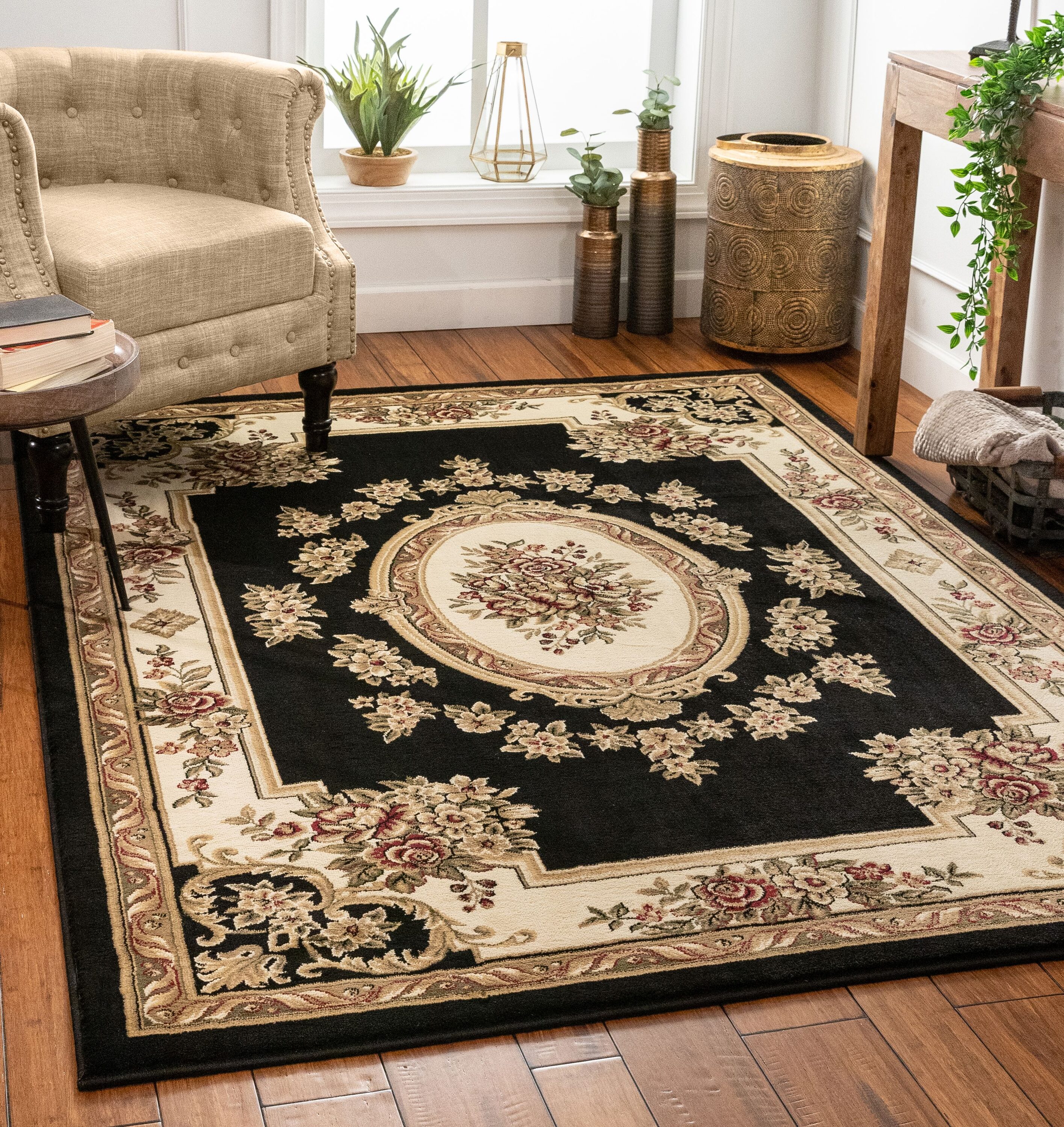 Home Dynamix Tribeca Fawn Area Rug - Black