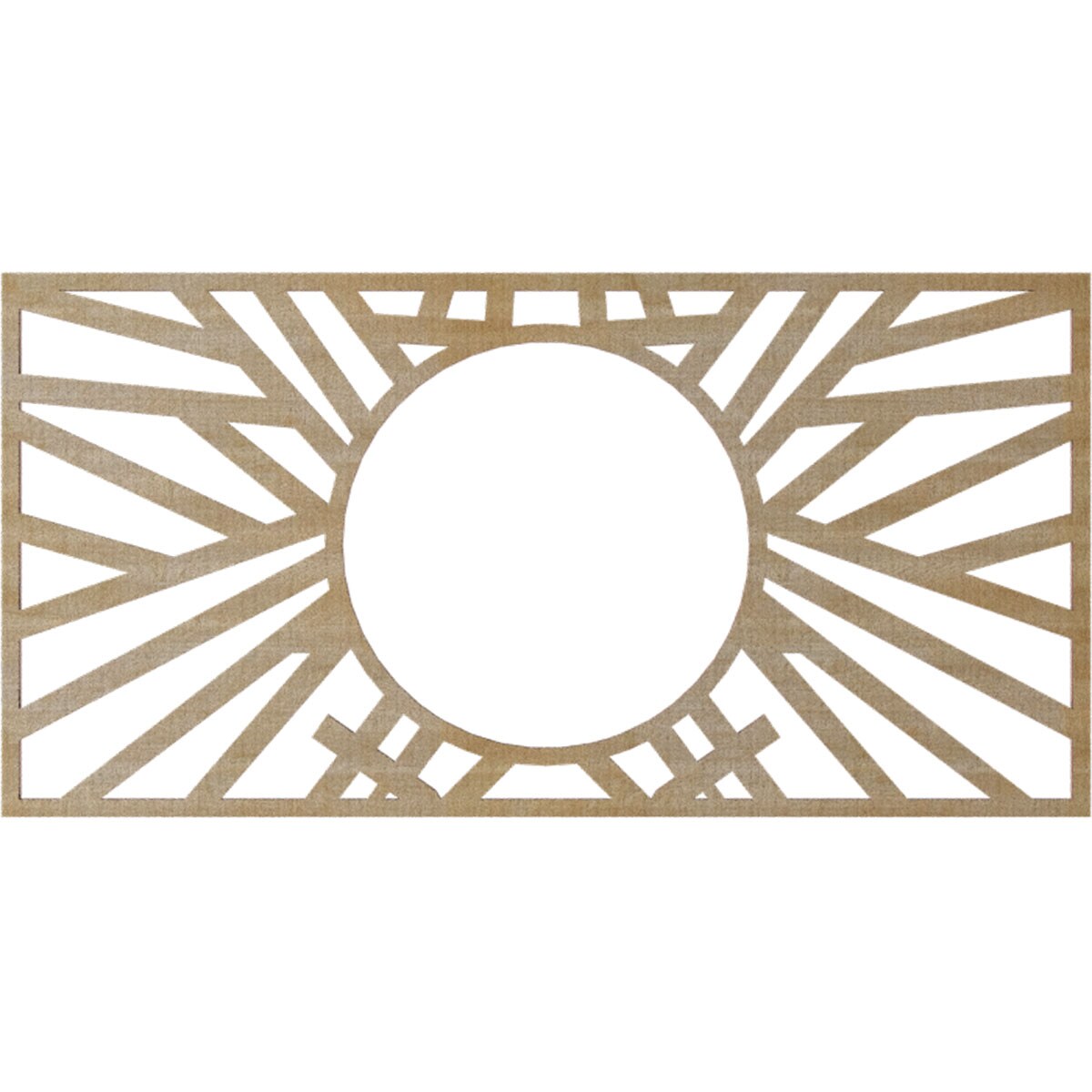 Ekena Millwork CMWP22X11X0250HOHI Ceiling-Medallions - View #4