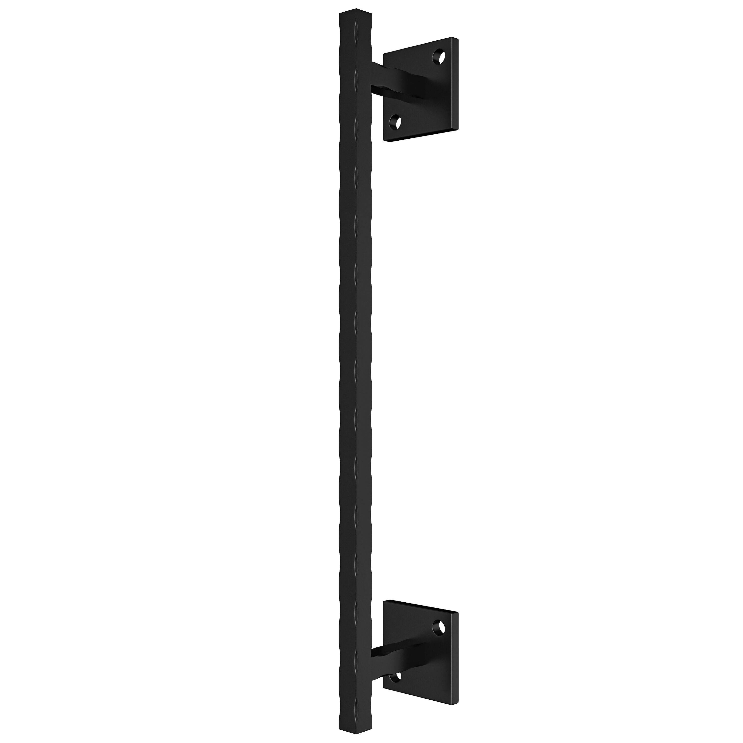 WINSOON Matte Black Indoor Single & Double Barn Door Handle In The Barn ...