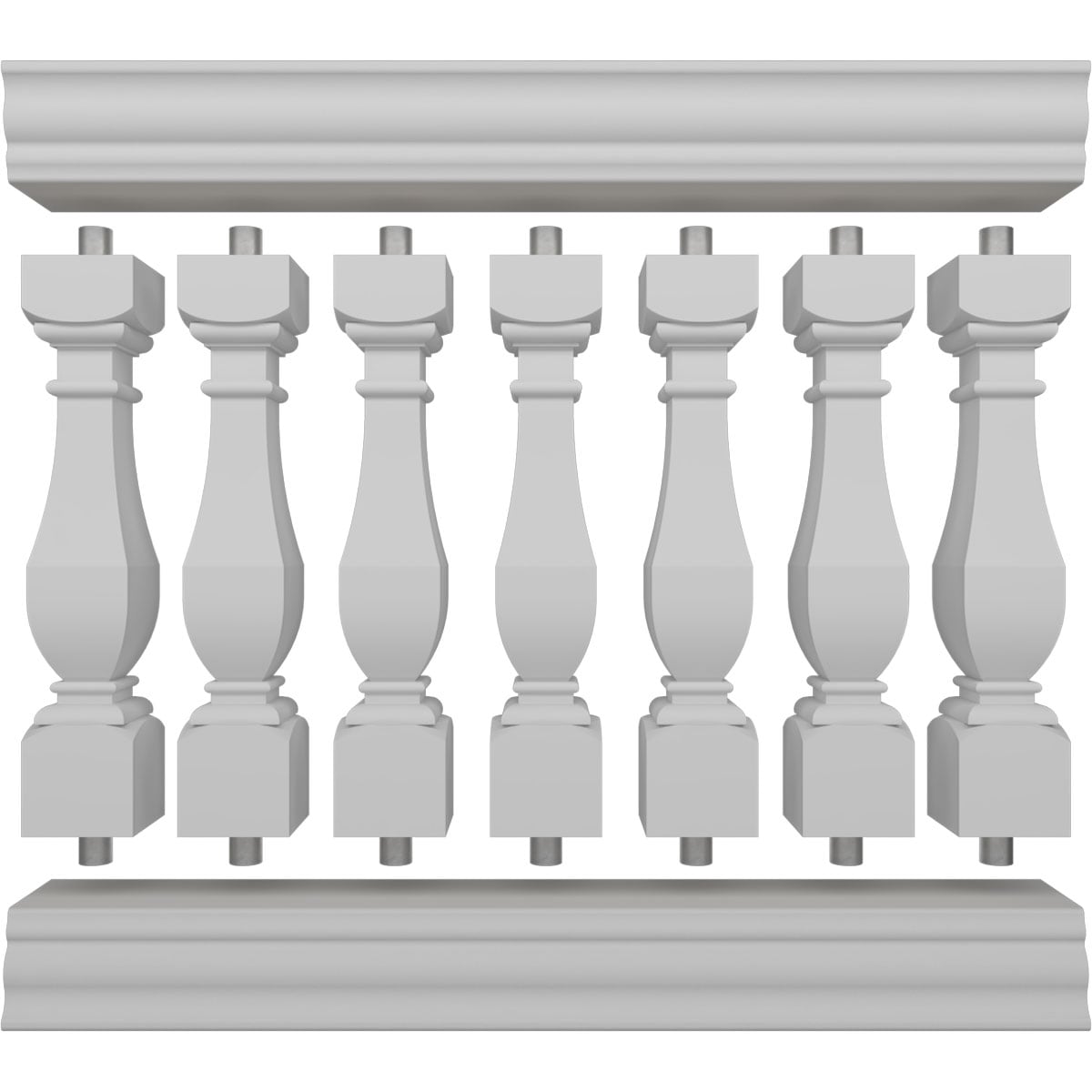 Ekena Millwork BALK40X048ACD railings - View #5