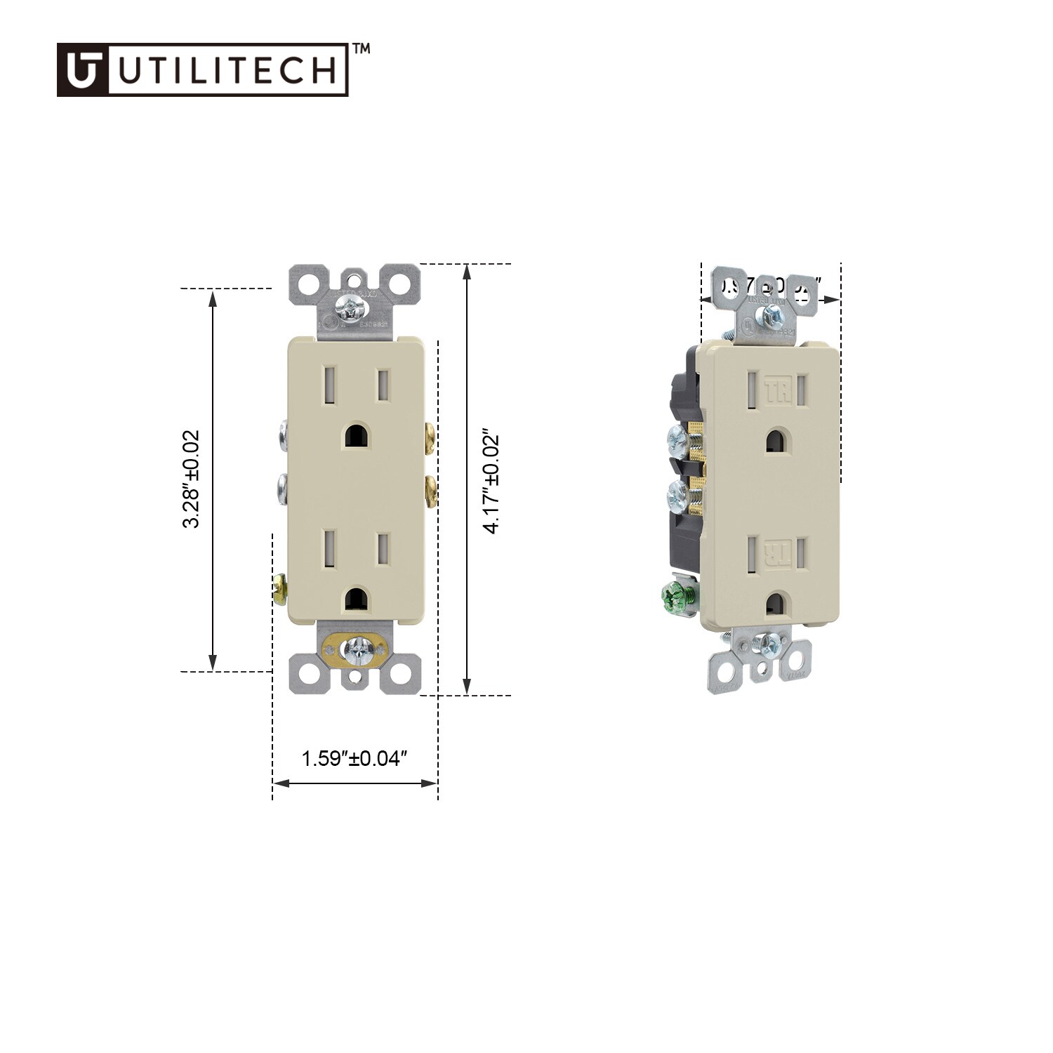 Utilitech 2007A-LA10 receptacles - View #3