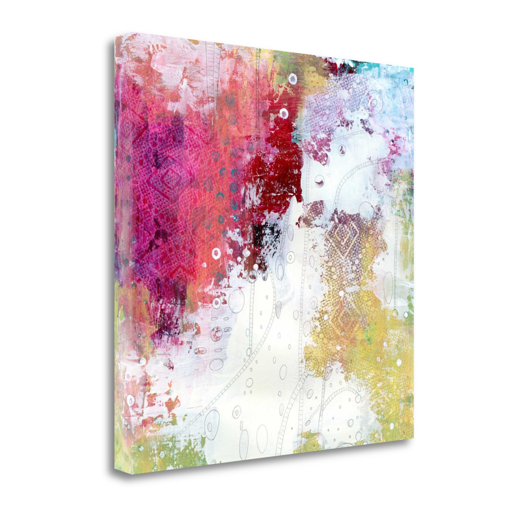 Tangletown Fine Art SBSO1241A-2020C 20-in H x 20-in W Abstract Print on Canvas