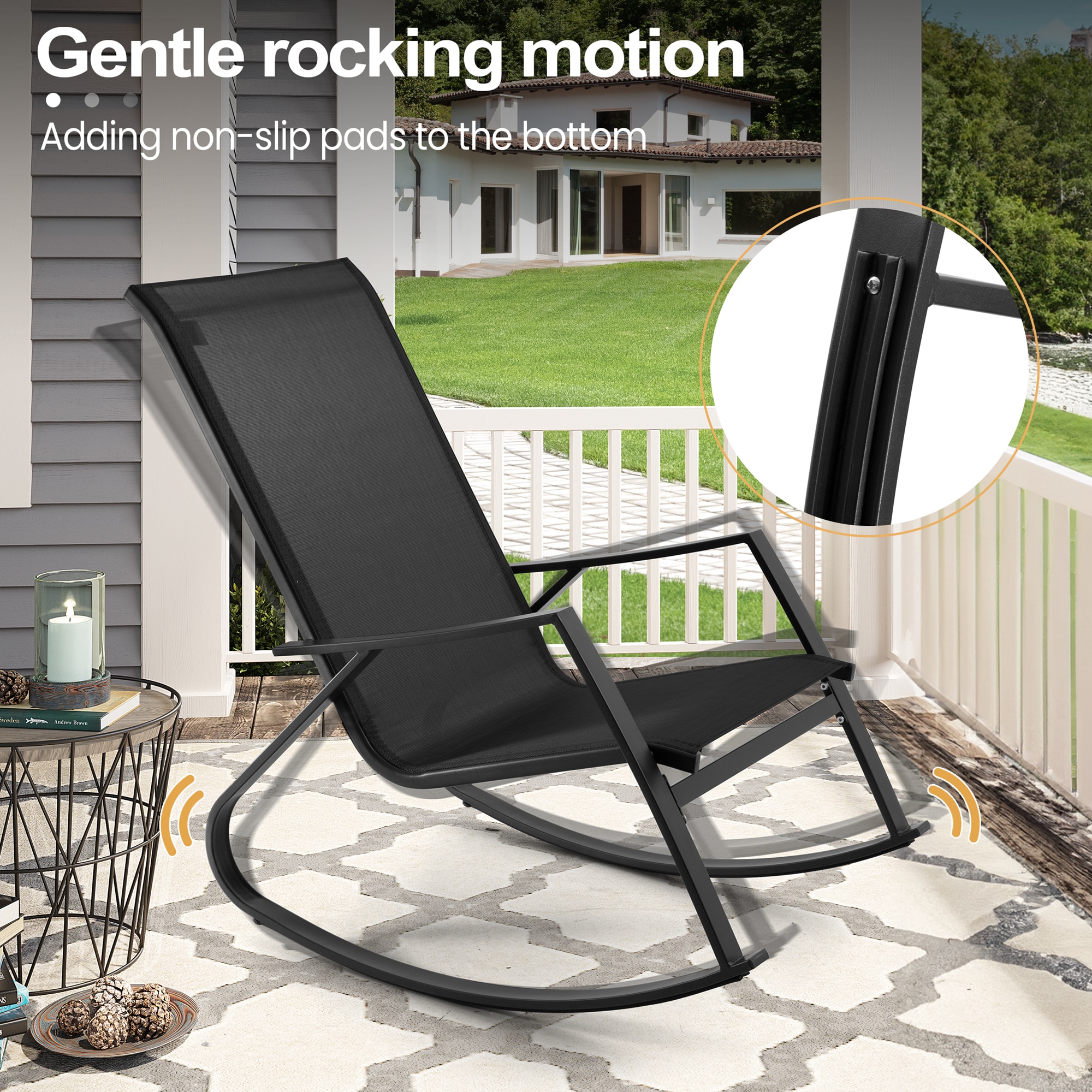 Crestlive Products CL-RC007BLK Patio-Conversation-Sets - View #3