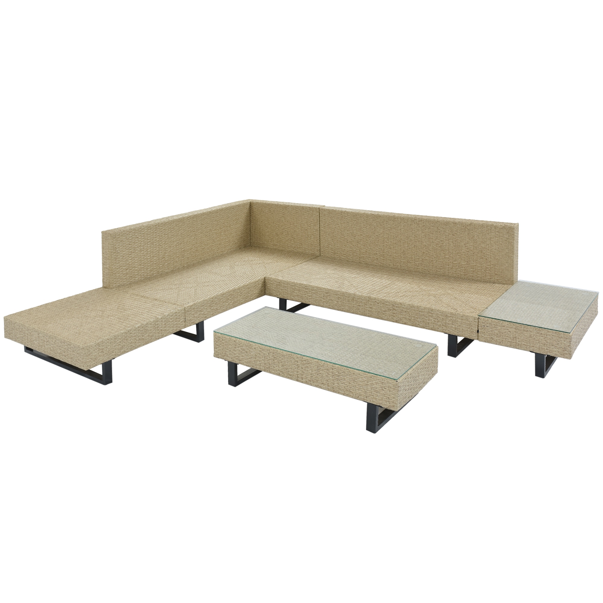 Clihome CNBL-07PGY Patio-Conversation-Sets - View #8