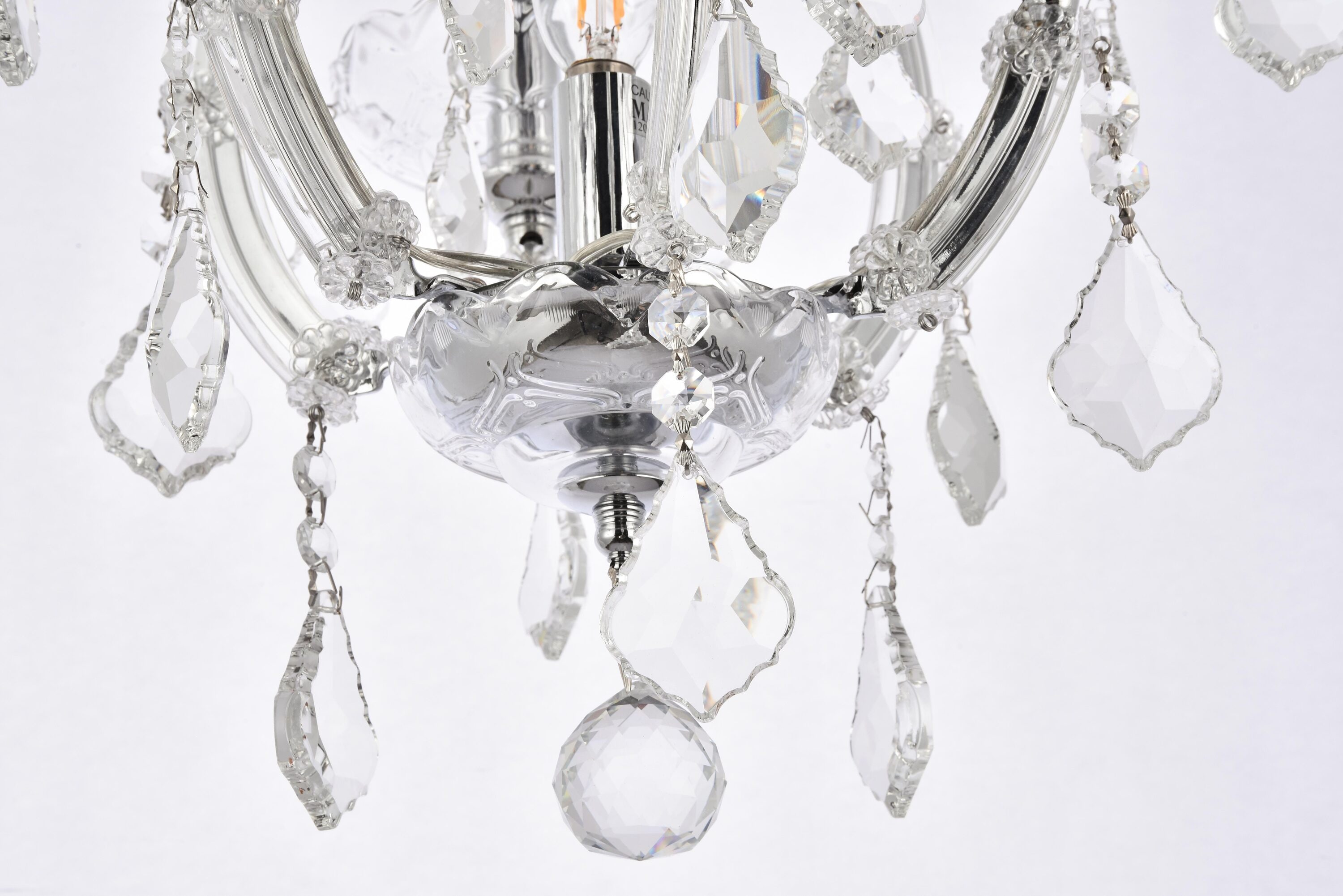 Elegant Decor HF8400D12CRC Pendant-Lights - View #4