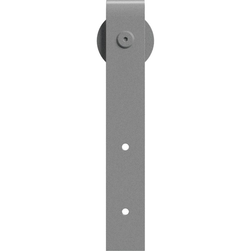 Goldberg Brothers GB60014RFG Flint Gray Indoor J-strap Single Double Barn door hanger
