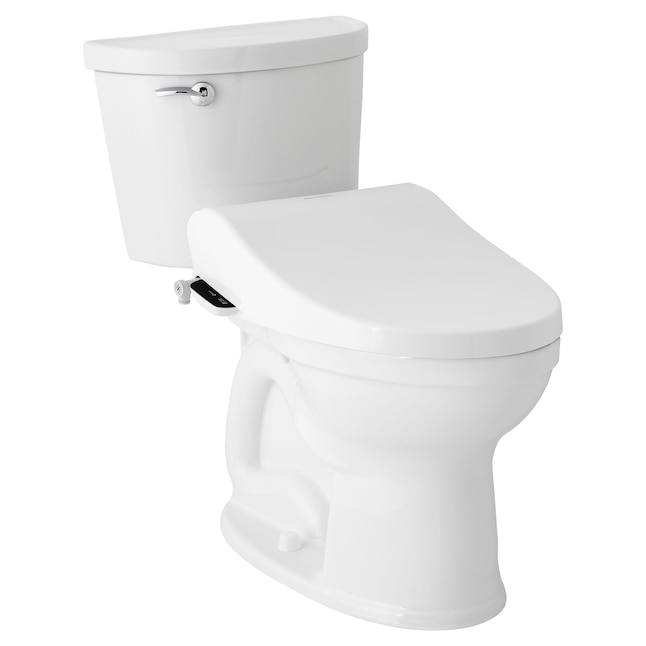 American Standard Advanced Clean 2 5 White Elongated Slow Close Heated Bidet Toilet Seat In The Seats Department At Com - How To Remove American Standard Toilet Seat Clean