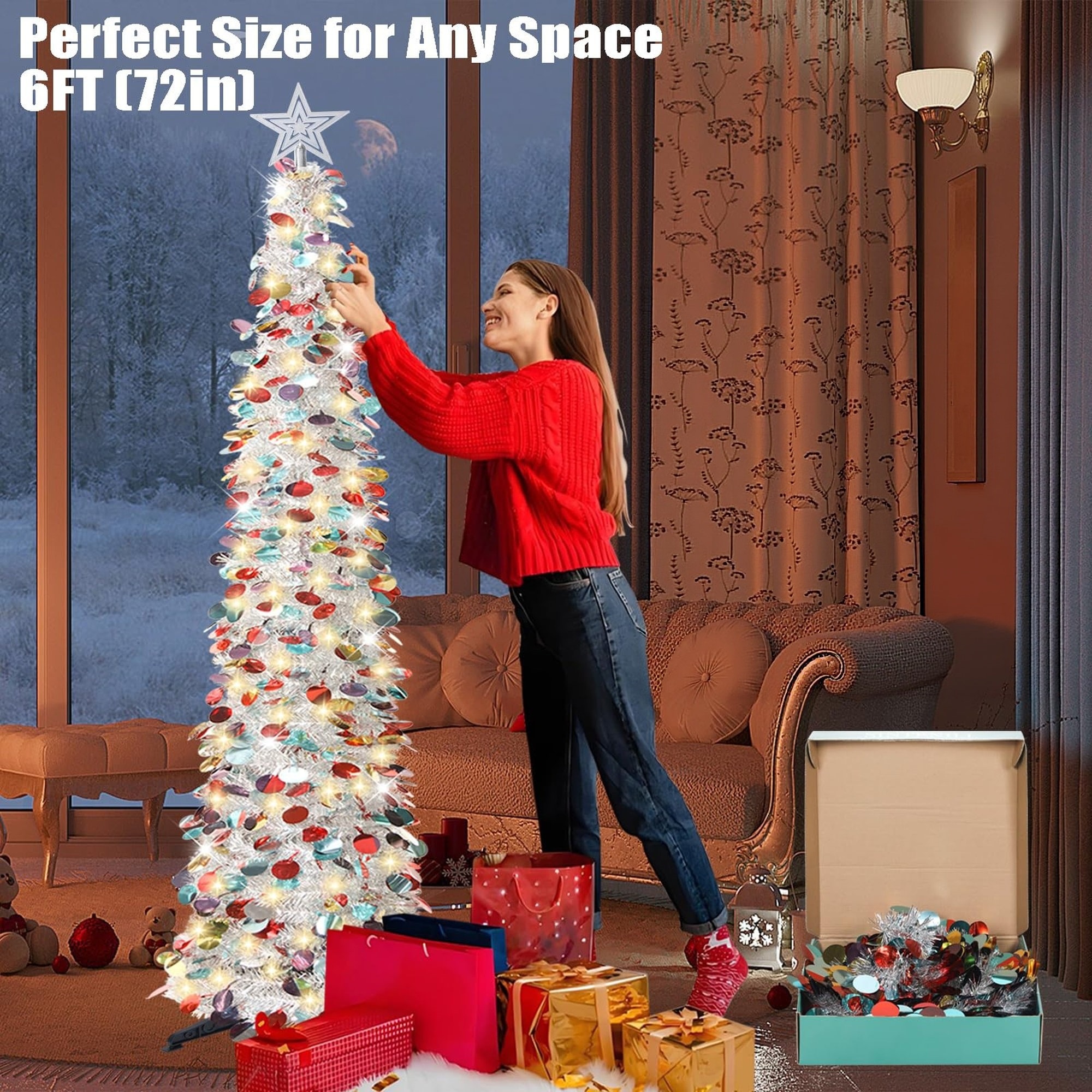 Numhew NHBEN539873 Artificial-Christmas-Trees - View #4