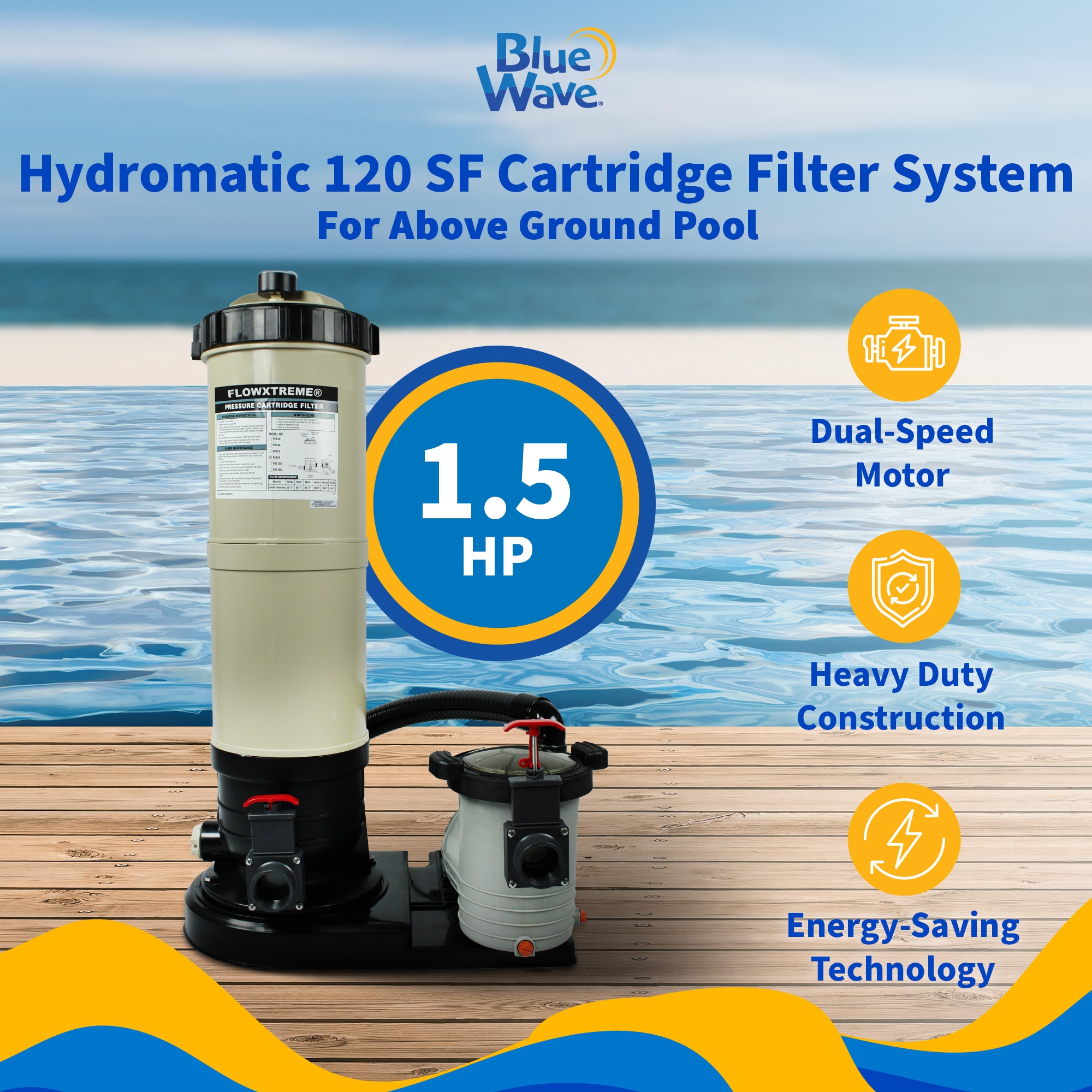 Blue Wave NE636 Pool-Filter-Systems - View #2