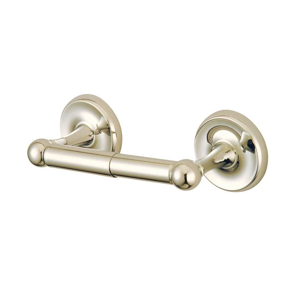 Elements of Design EBA318SN Petosky Brushed Nickel Wall mount Spring-loaded Toilet Paper Holder 1 -Rolls