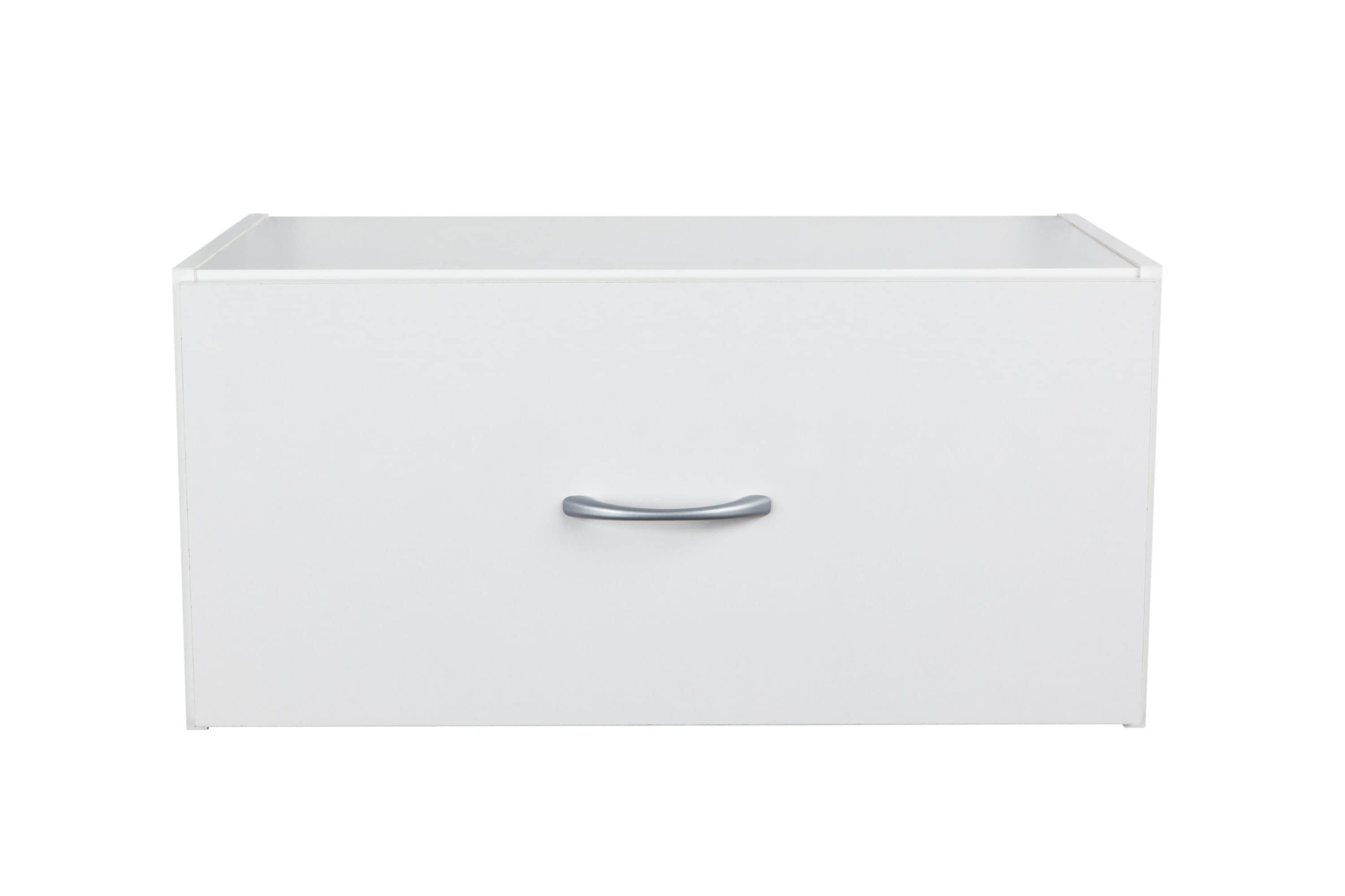 Rubbermaid FastTrack 22.9-in x 13.7-in x 11.1-in Grey Wood Drawer Unit at
