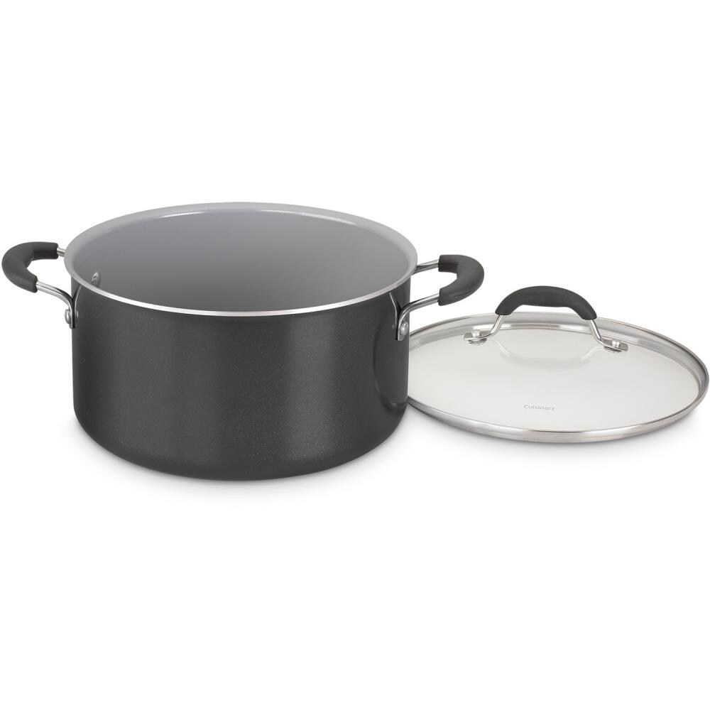 Cuisinart Advantage Ceramica 11-Piece Cookware Set, Black