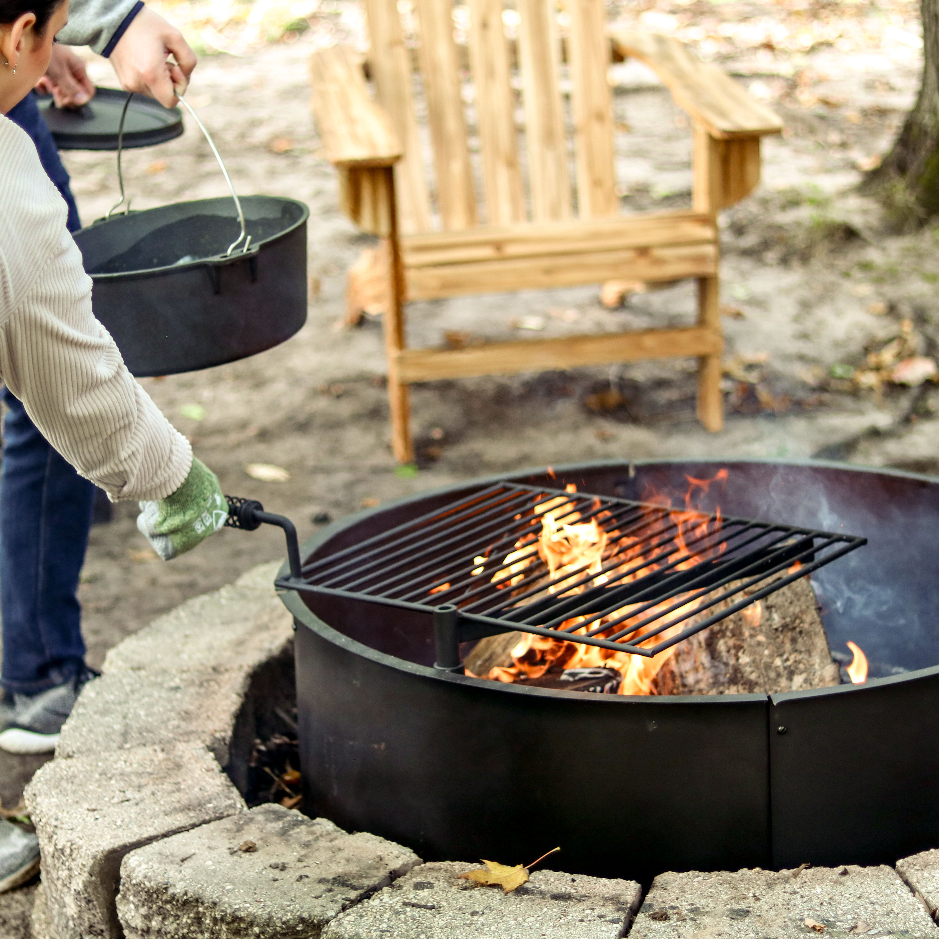 Sunnydaze Decor KF-SCFR36 Outdoor-Woodburning-Firepits - View #7
