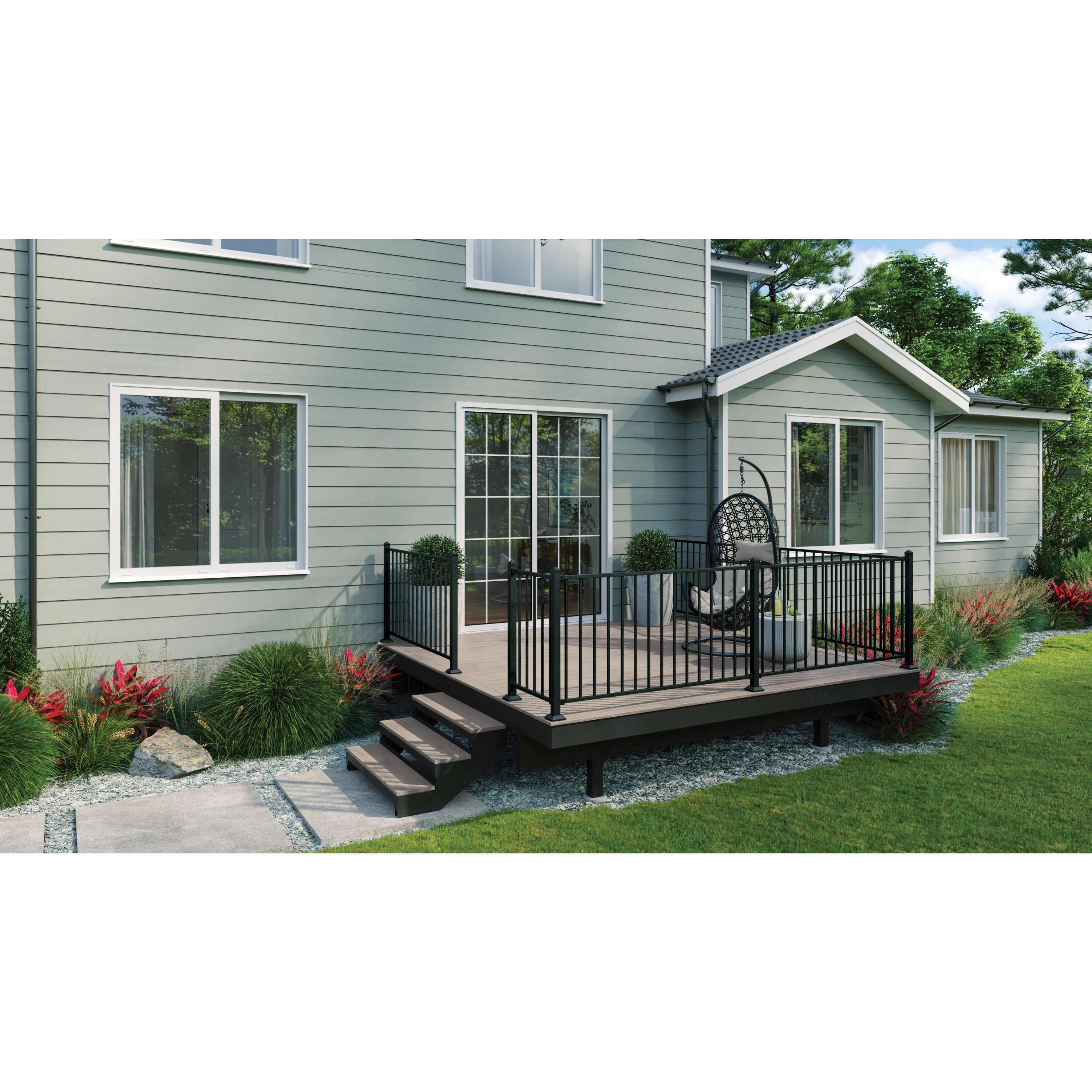 Fortress Building Products Fortress 12' x 12' Freestanding Deck Kit ...