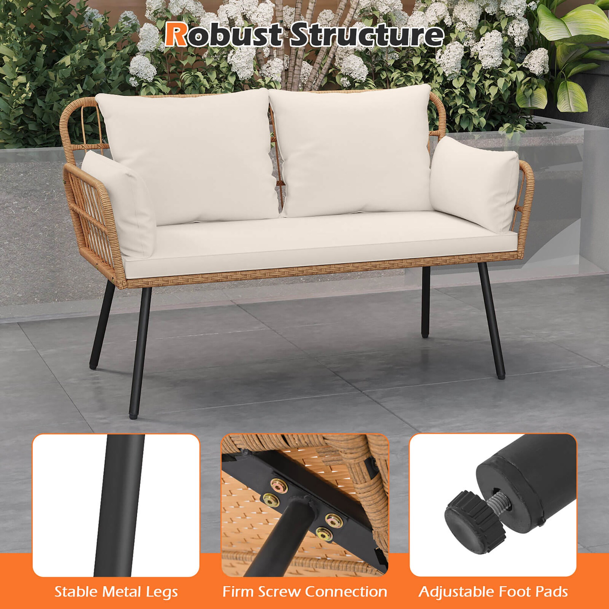 Costway HCST10998 Patio-Sofas-Daybeds - View #3