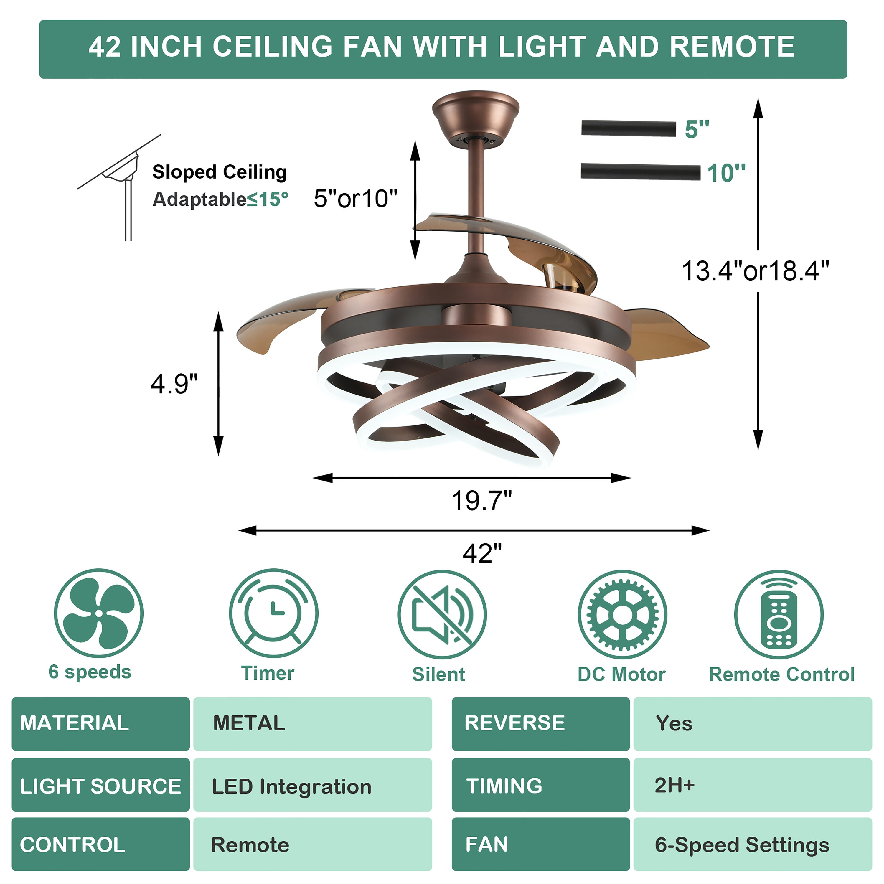 Cusp Barn CS42GED64DZ Ceiling-Fans - View #8