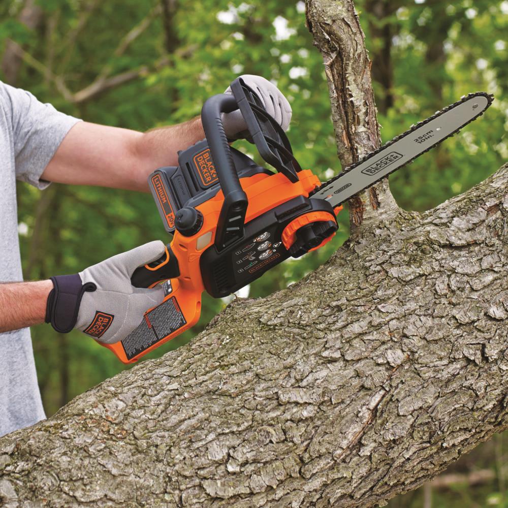 BLACK DECKER 20 Volt Max 10 in Cordless Electric Chainsaw