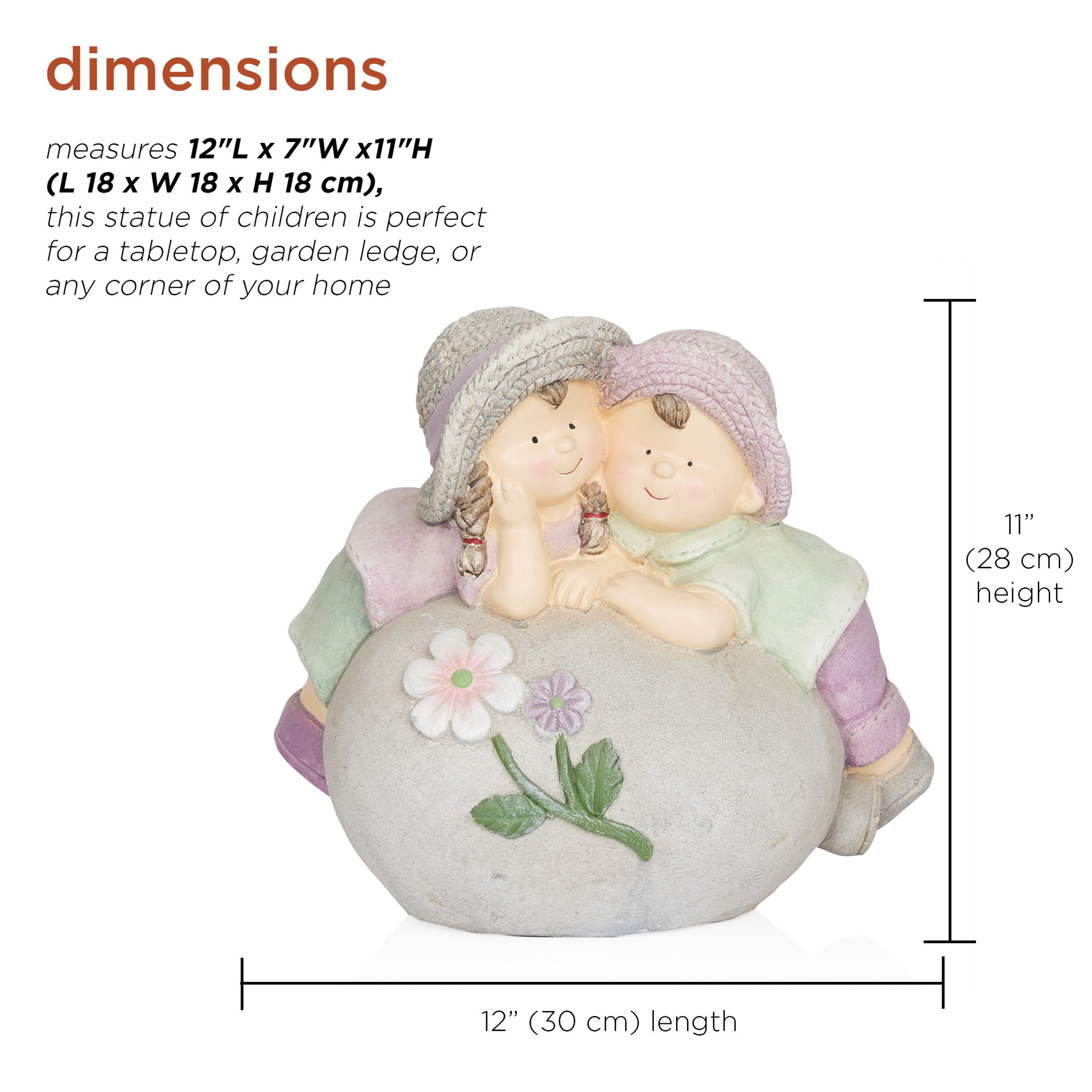 Alpine Corporation QWR1454 Garden-Statue - View #7