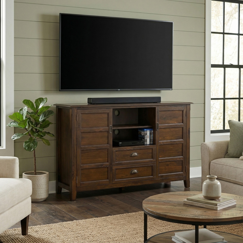 Simpli Home AXCRBUR17-MAH Tv-Stands - View #11