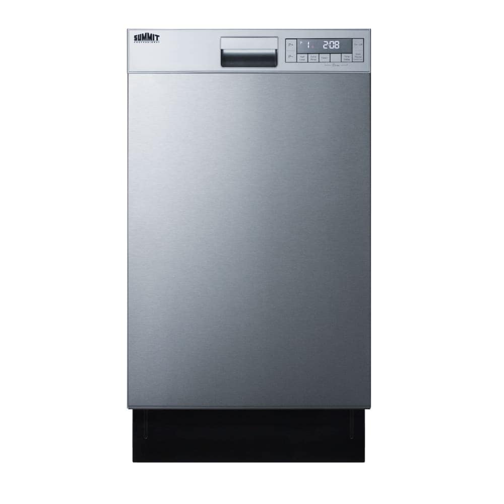 Summit  DW184ADA 18 Inch Wide 8 Place Setting BuiltIn Top Control Dishwasher with ADA Compliant Design and Ultra Quiet Performance