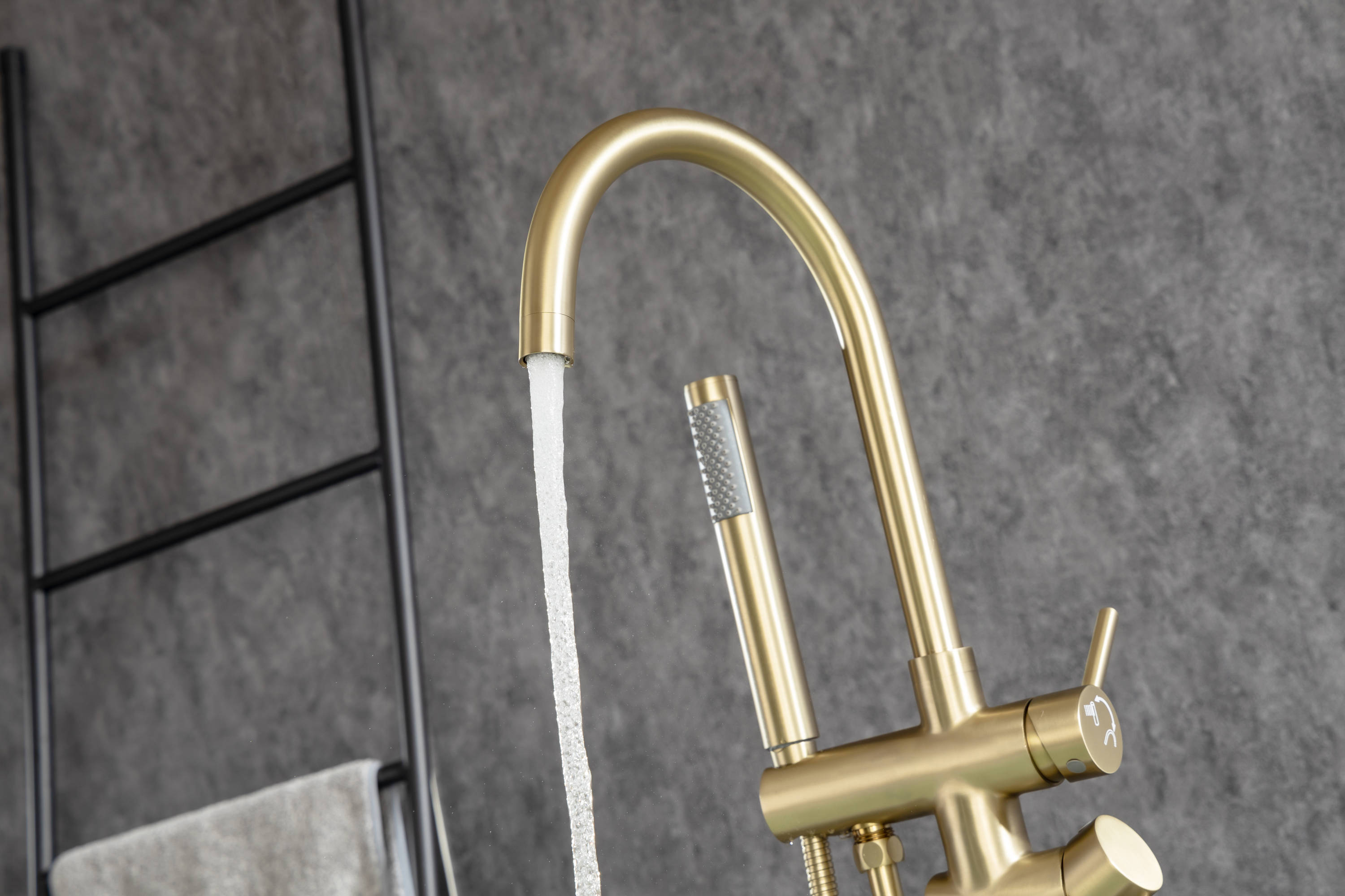 WELLFOR DB-BT4H Roman-Tub-Faucets - View #5