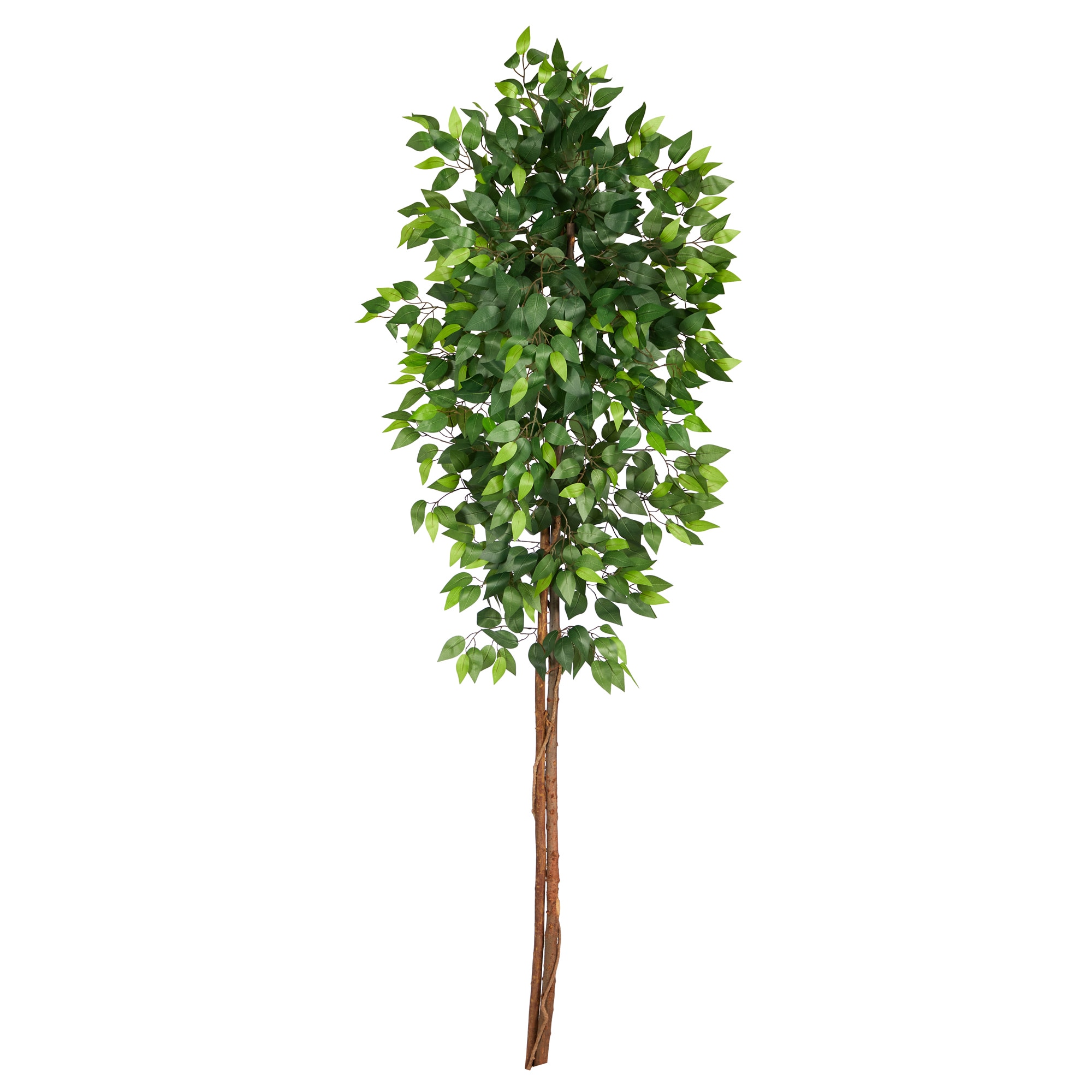 Nearly Natural T2754 84-Inches Green Indoor Floor Ficus Artificial tree