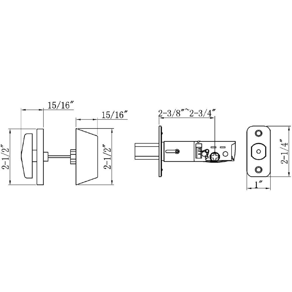 Design House 780262 Door-Deadbolts - View #5