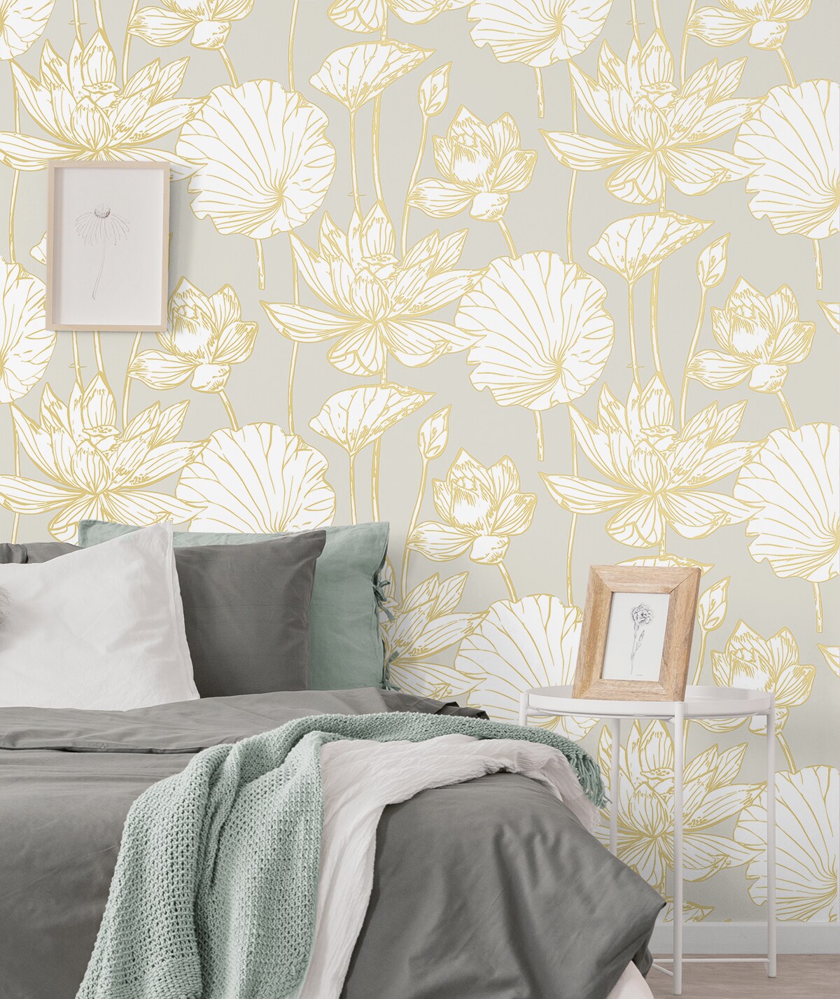 Magnolia Home by Joanna Gaines Neutral Renewed Floral Non Woven Preium  Paper Peel and Stick Matte Wallpaper Approximately 342 sq ft PSW1495RL   The Home Depot