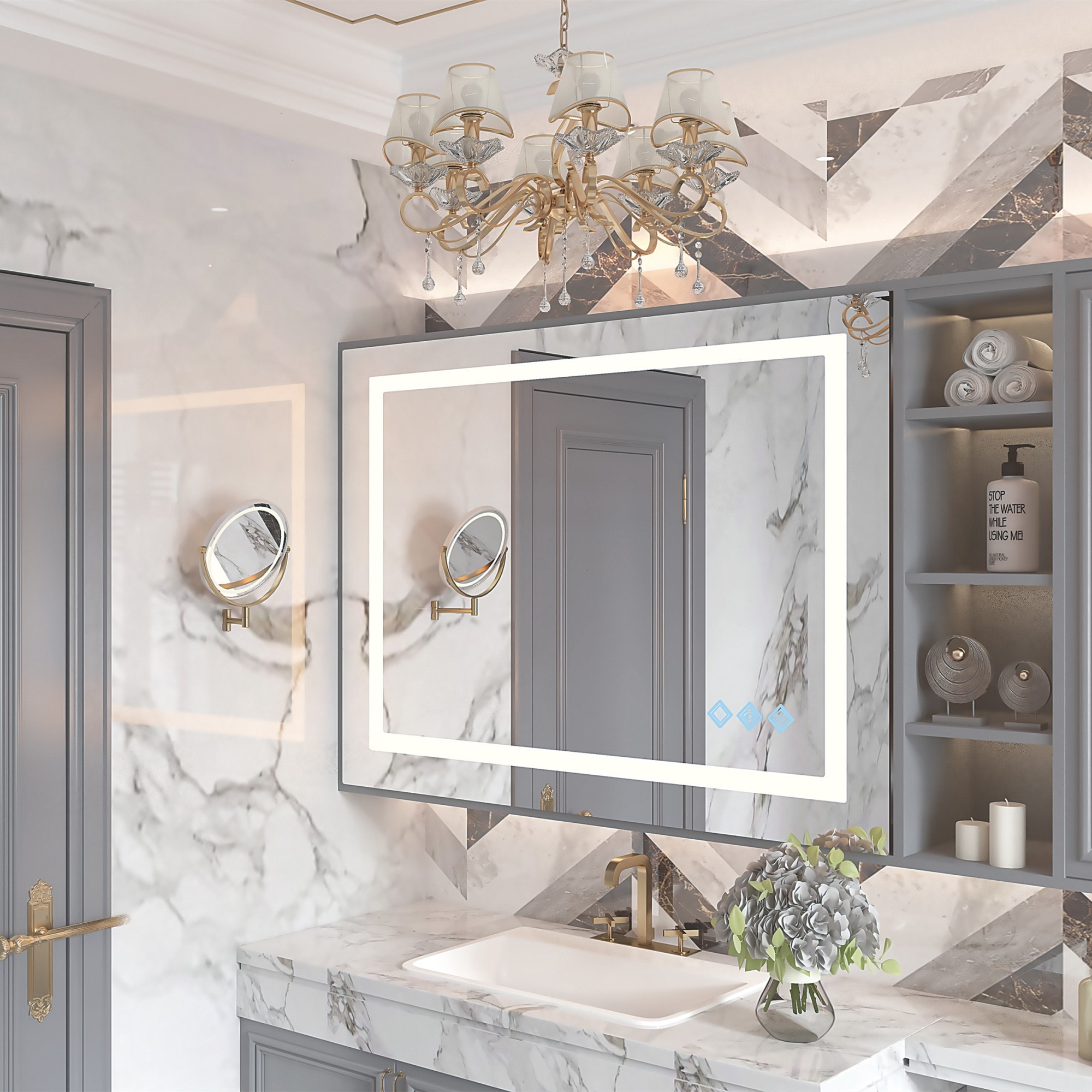 ToolCat SF1-30-YT Framed-Bath-Mirrors - View #2