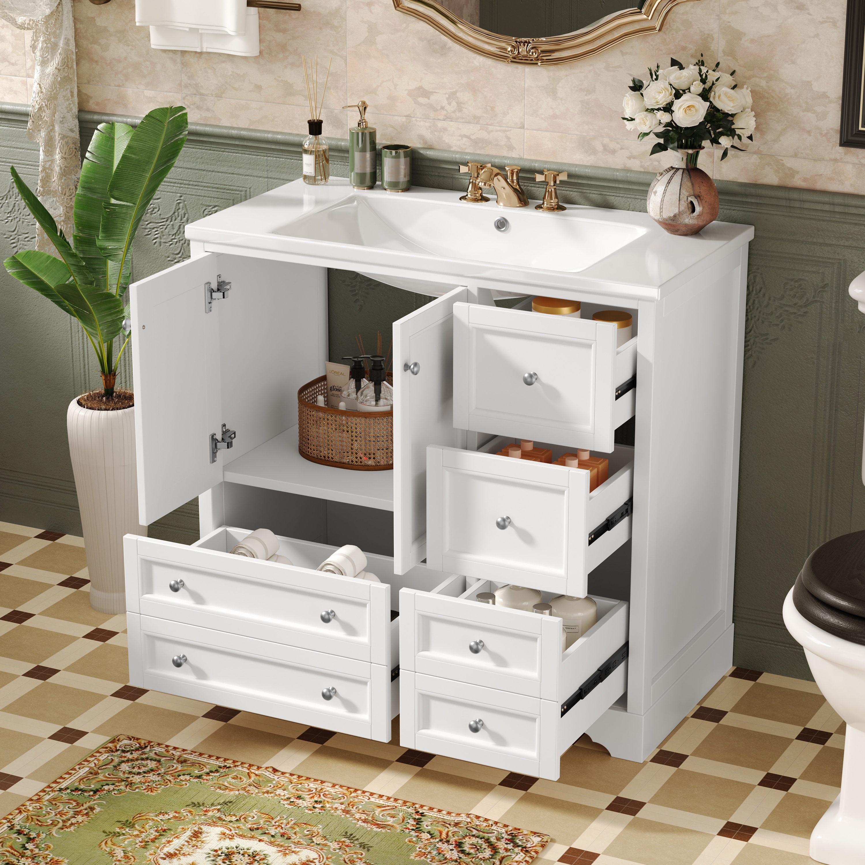 Tatayosi JL-S136005K Bath-Vanity-Combo - View #11