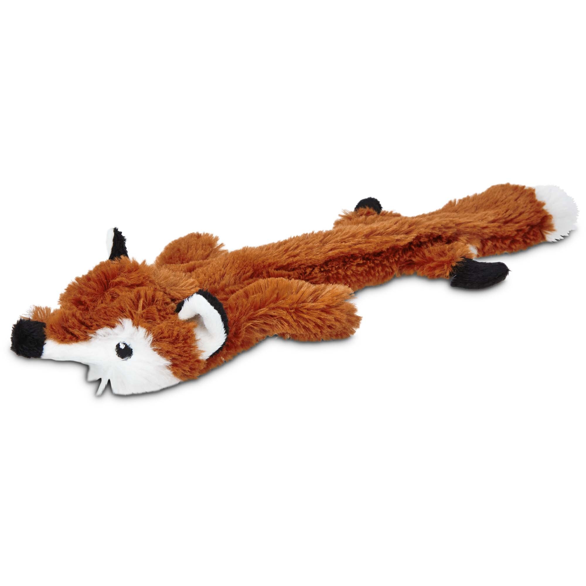 Leaps & Bounds Large Wildlife Unstuffed Fox Toy Polyester Plush Dog Toy in  the Pet Toys department at