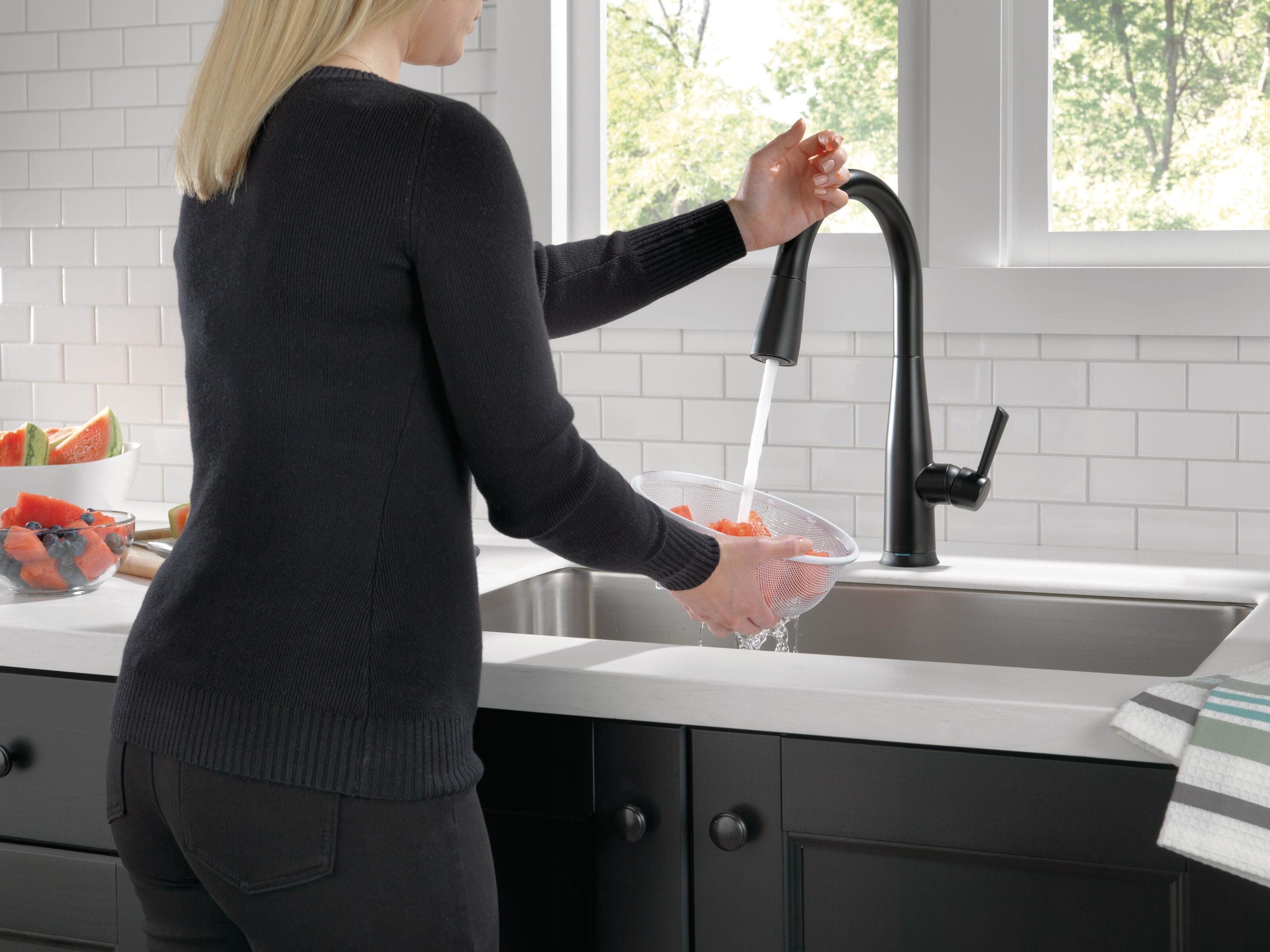 Delta 9113TV-BL-DST Kitchen-Faucets - View #2