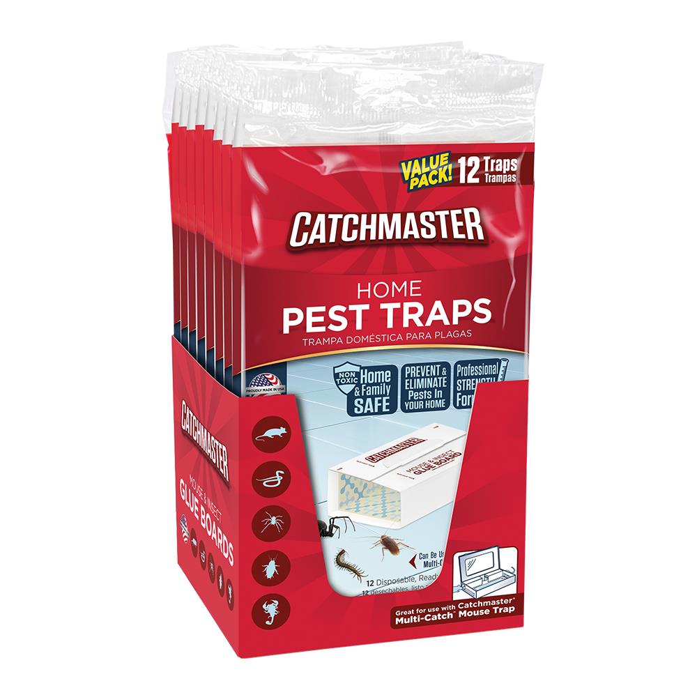 Catchmaster Pro Series Multi-Catch Mouse Trap 3-Pack, Humane Mouse Traps  Indoor for Home, Rat Trap Outdoor with Replaceable Glue Boards, Pet Safe  Pest