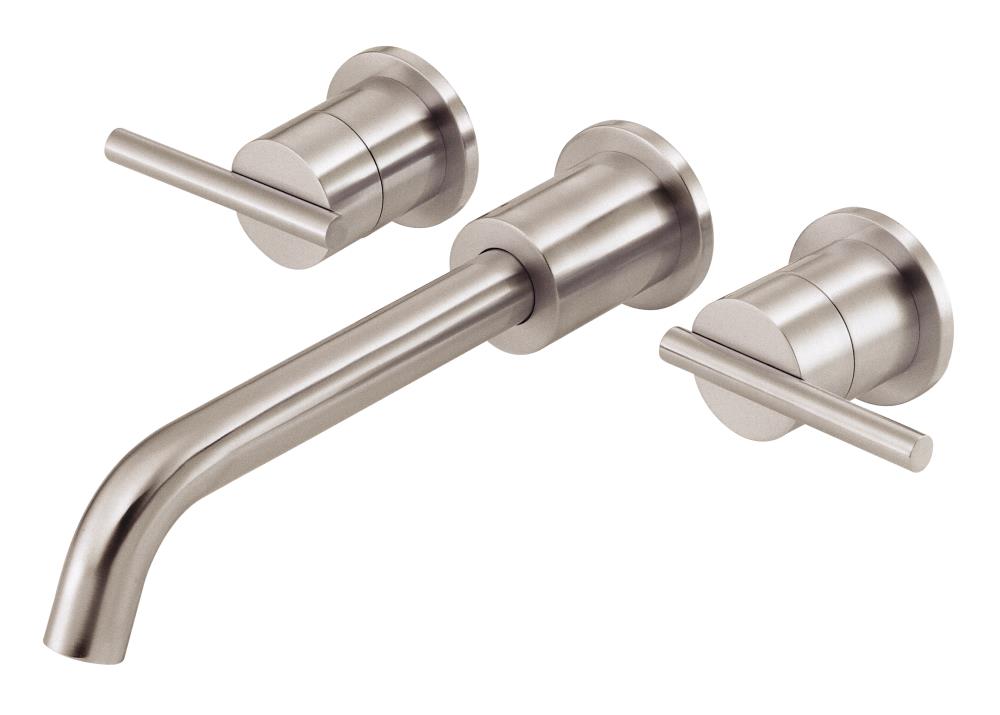 Danze D316658BNT Parma Brushed Nickel Widespread 2-handle Bathroom Sink Faucet with Drain