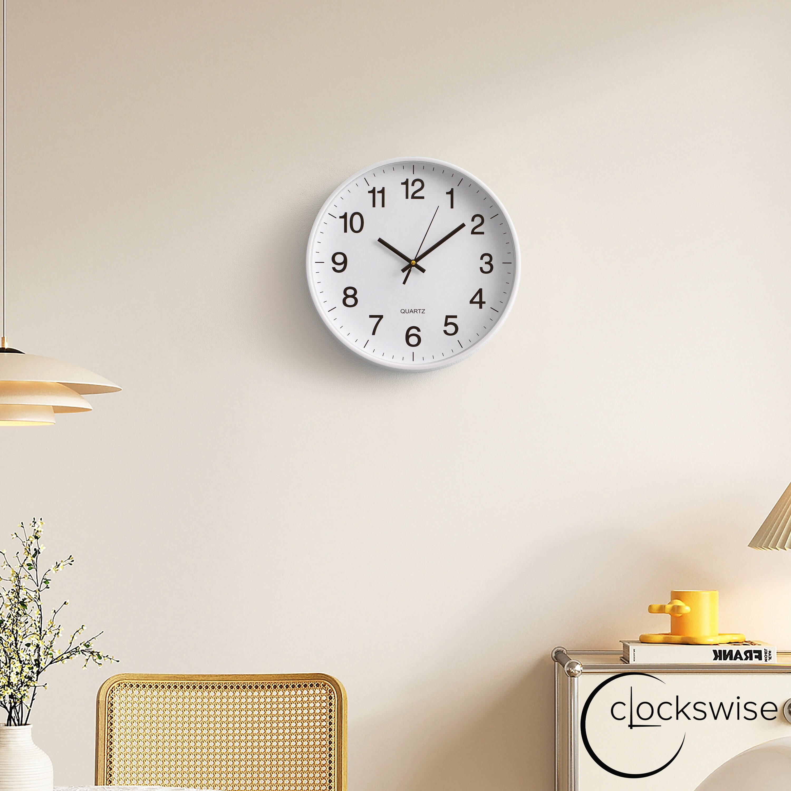 Clockswise QI004744.WT.12 Indoor-Outdoor-Clocks - View #8