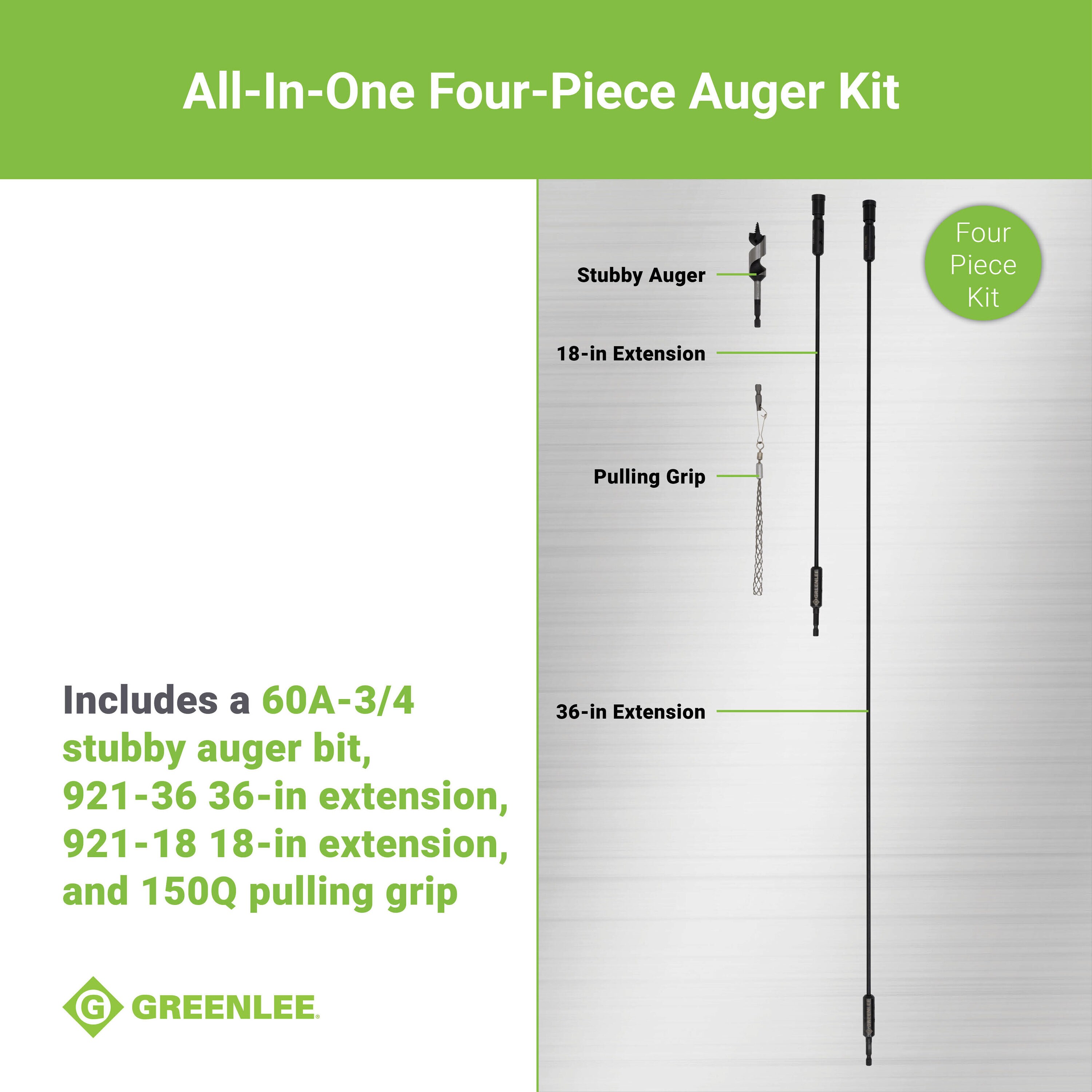 Greenlee D'versibit 3/4in Flex Auger Bit in the Auger Bits department at